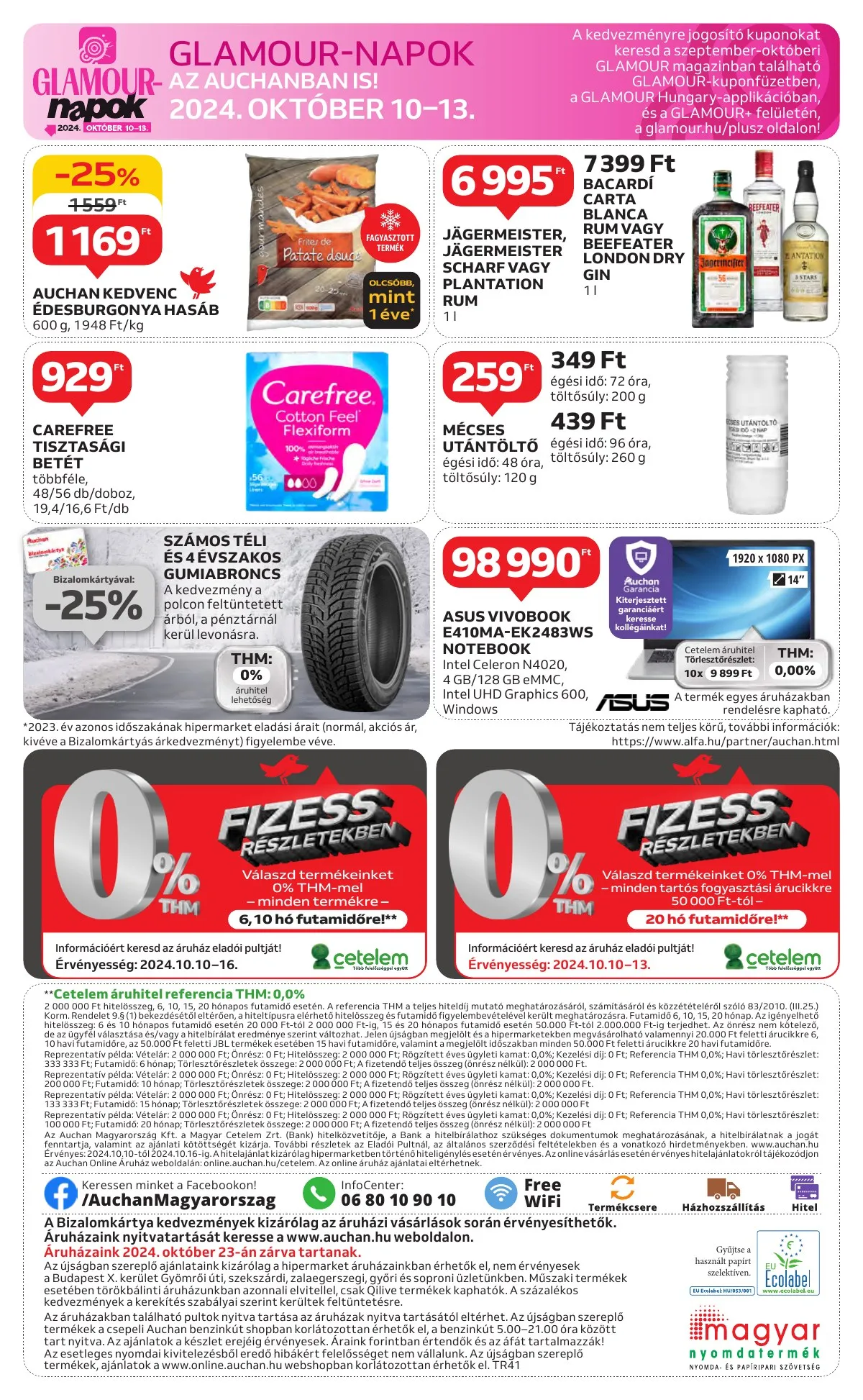 Auchan akciós újság Hipermarket 10.10–10.16 – 64. oldal
