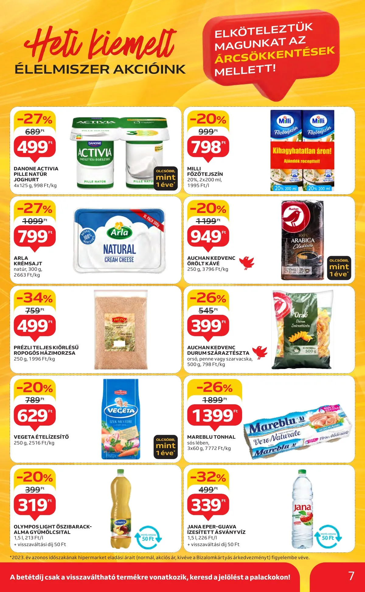 Auchan akciós újság Hipermarket 10.10–10.16 – 7. oldal