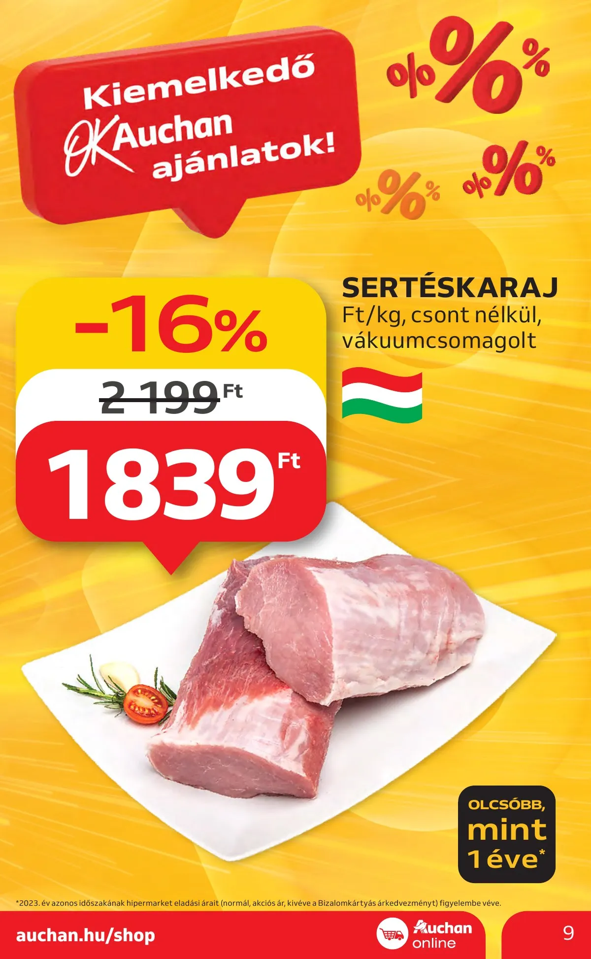 Auchan akciós újság Hipermarket 10.10–10.16 – 9. oldal