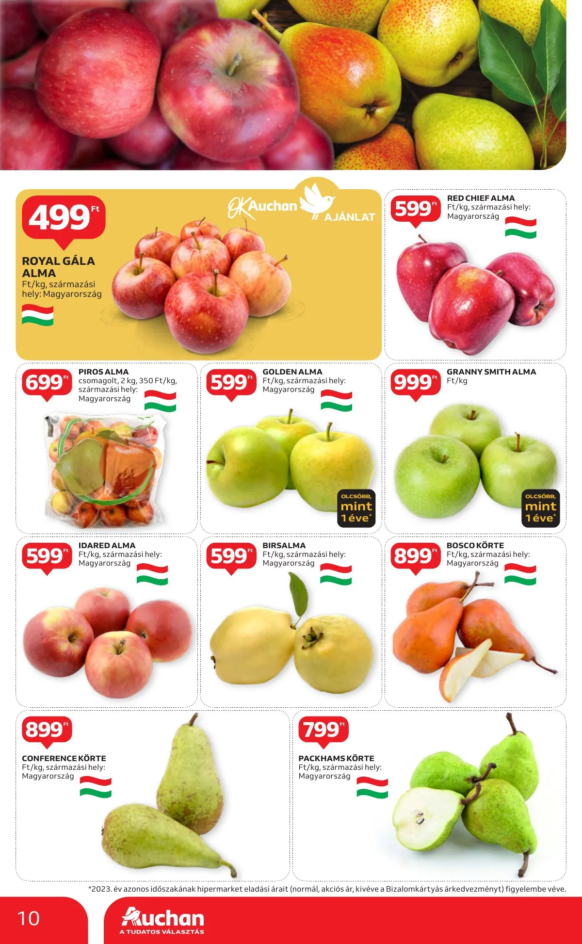 Auchan akciós újság Hipermarket 10.17–10.23 – 10. oldal