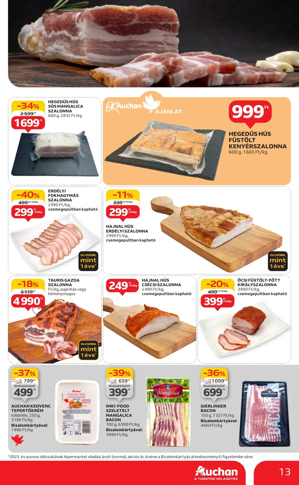 Auchan akciós újság Hipermarket 10.17–10.23 – 13. oldal
