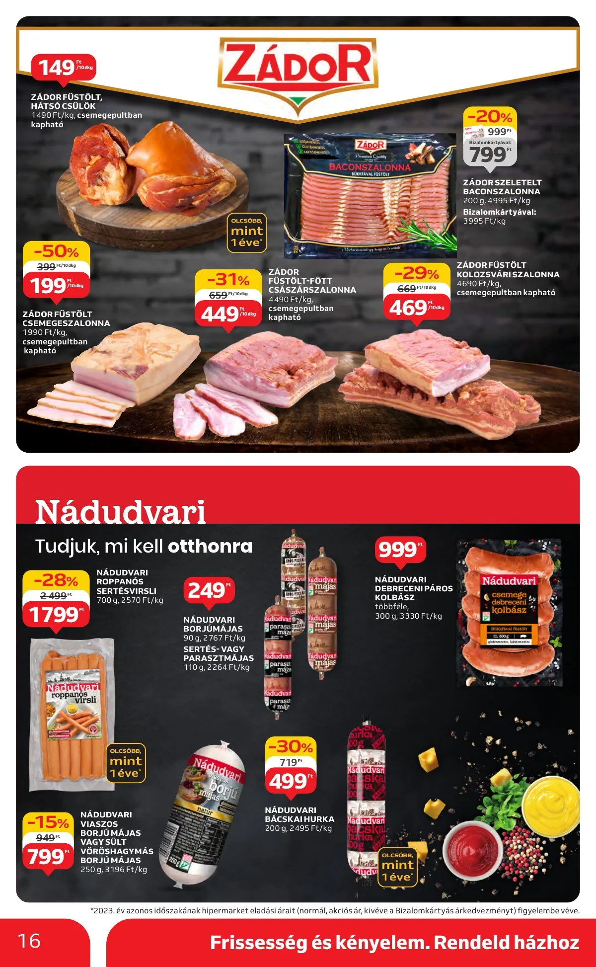 Auchan akciós újság Hipermarket 10.17–10.23 – 16. oldal