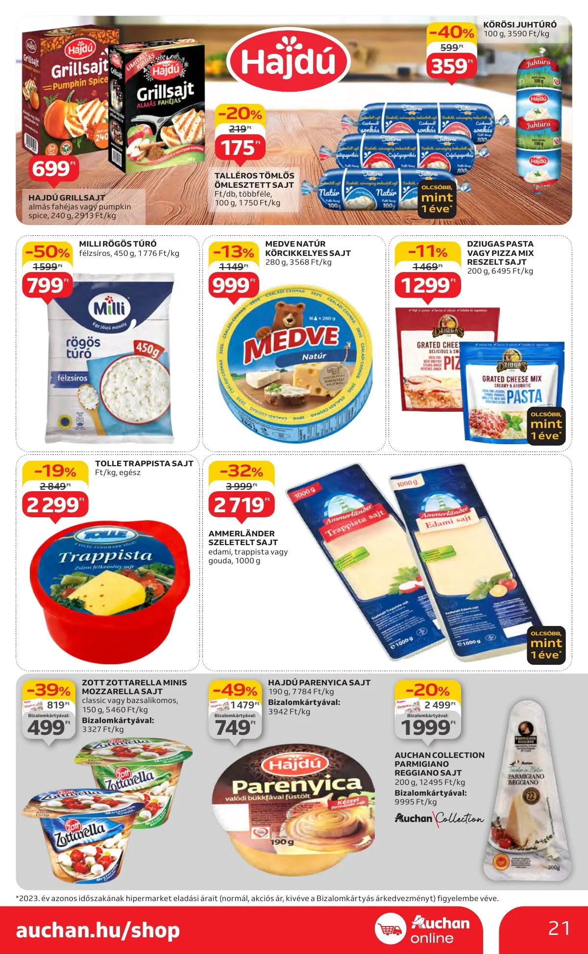 Auchan akciós újság Hipermarket 10.17–10.23 – 21. oldal