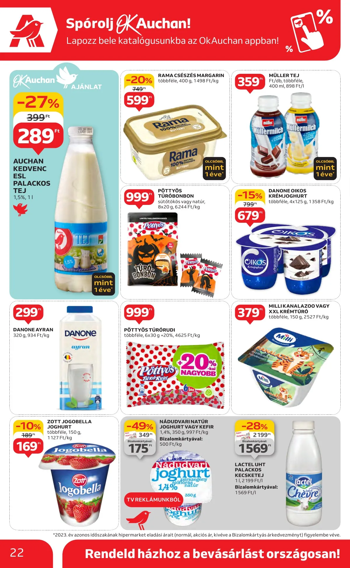 Auchan akciós újság Hipermarket 10.17–10.23 – 22. oldal