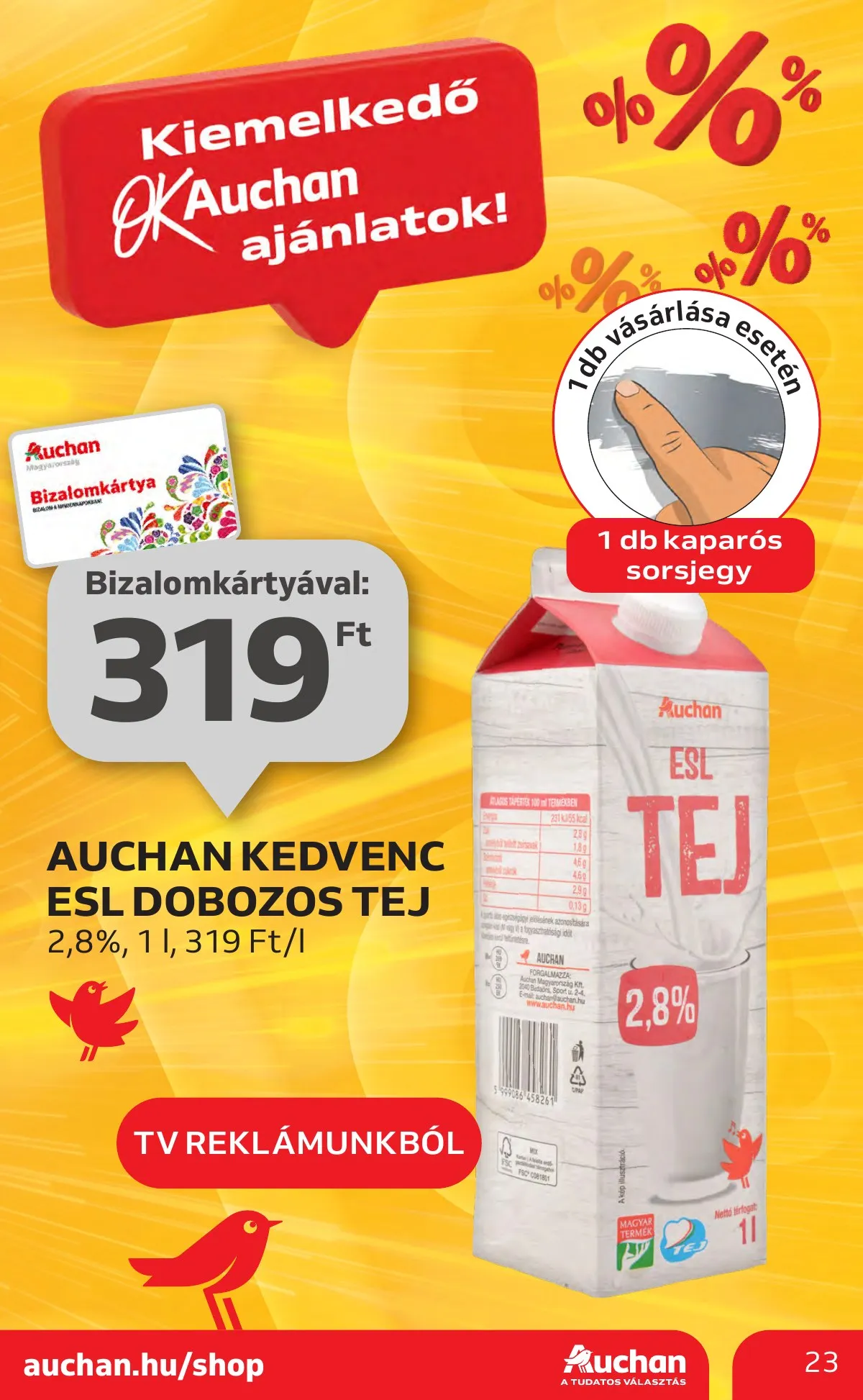 Auchan akciós újság Hipermarket 10.17–10.23 – 23. oldal