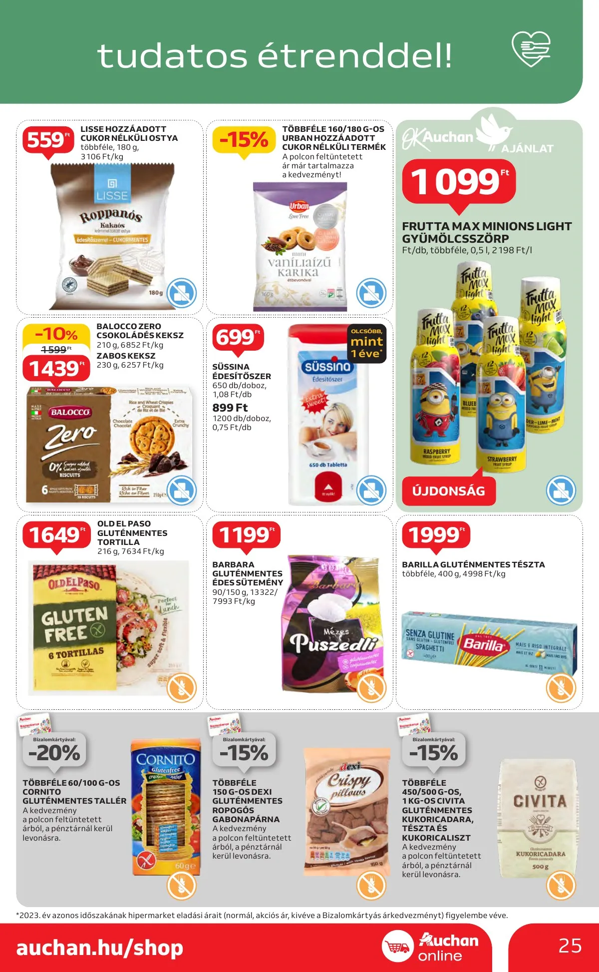 Auchan akciós újság Hipermarket 10.17–10.23 – 25. oldal
