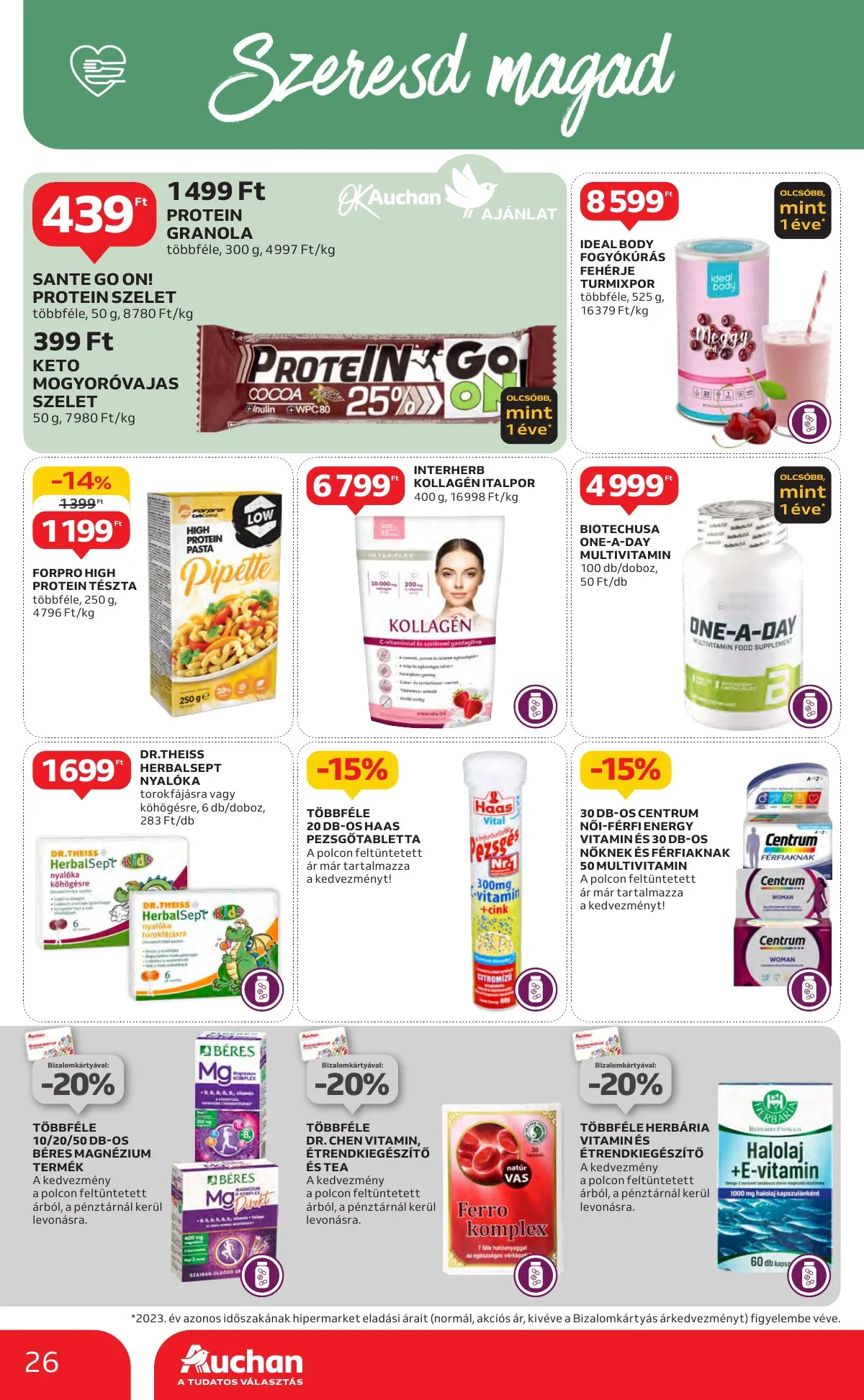 Auchan akciós újság Hipermarket 10.17–10.23 – 26. oldal