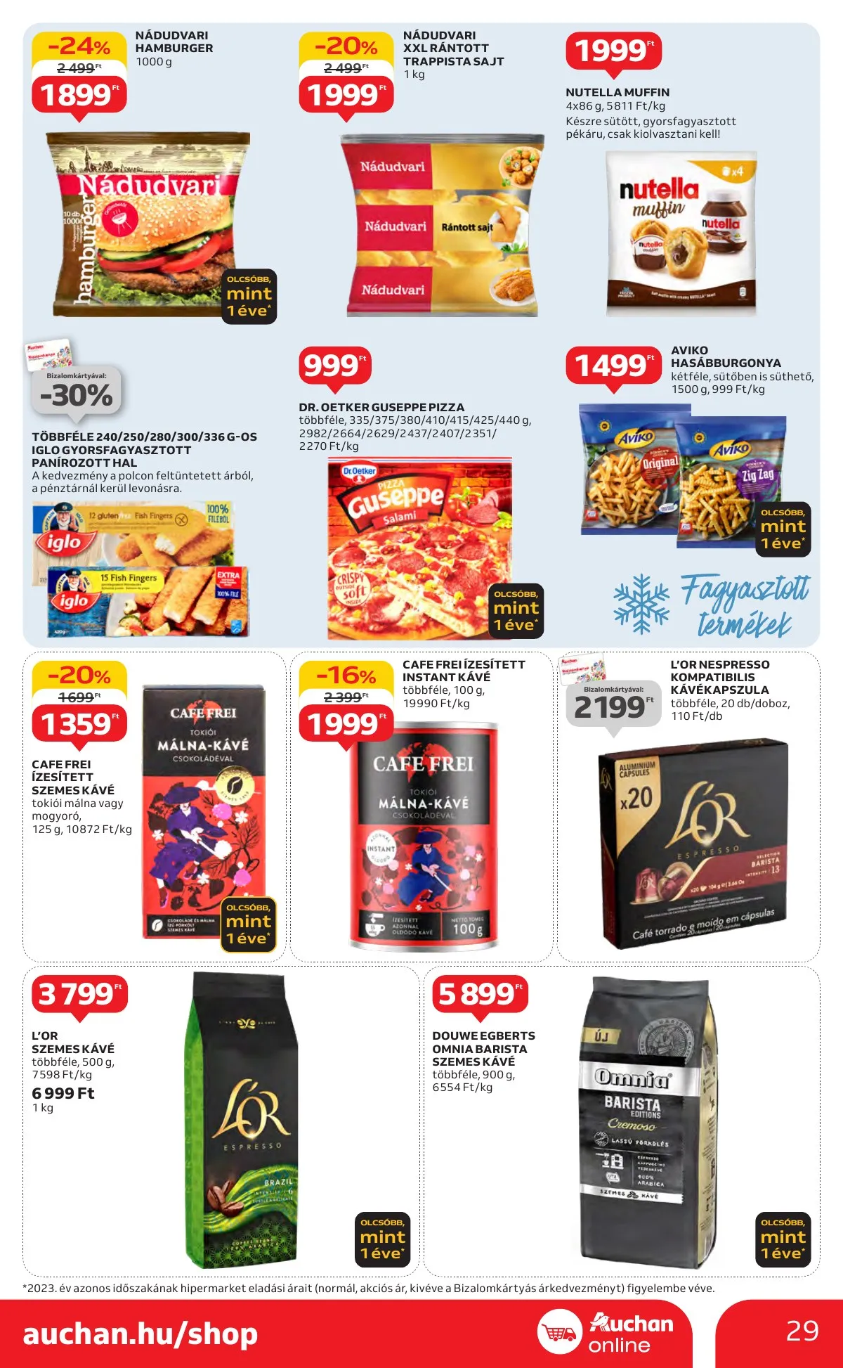 Auchan akciós újság Hipermarket 10.17–10.23 – 29. oldal