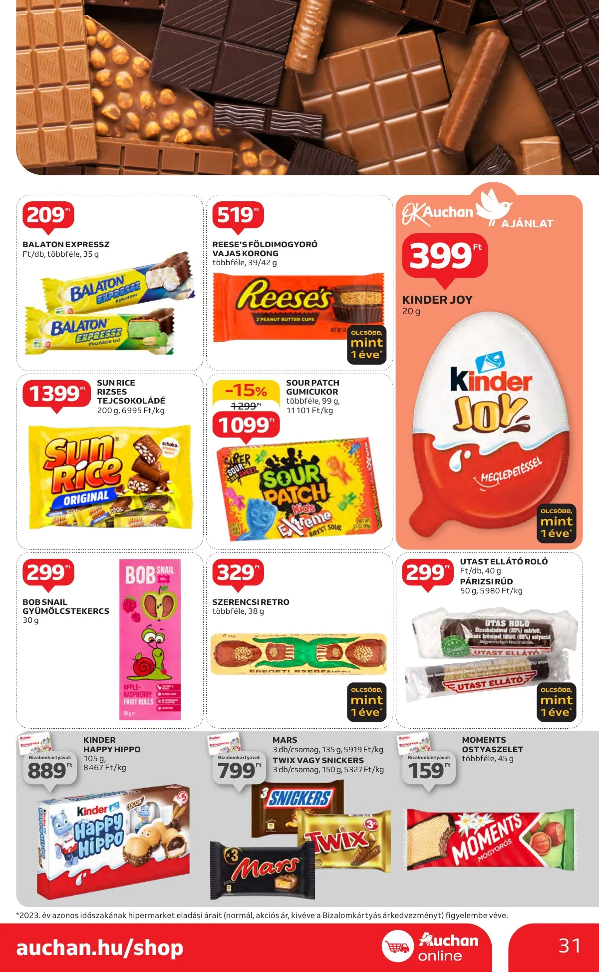 Auchan akciós újság Hipermarket 10.17–10.23 – 31. oldal