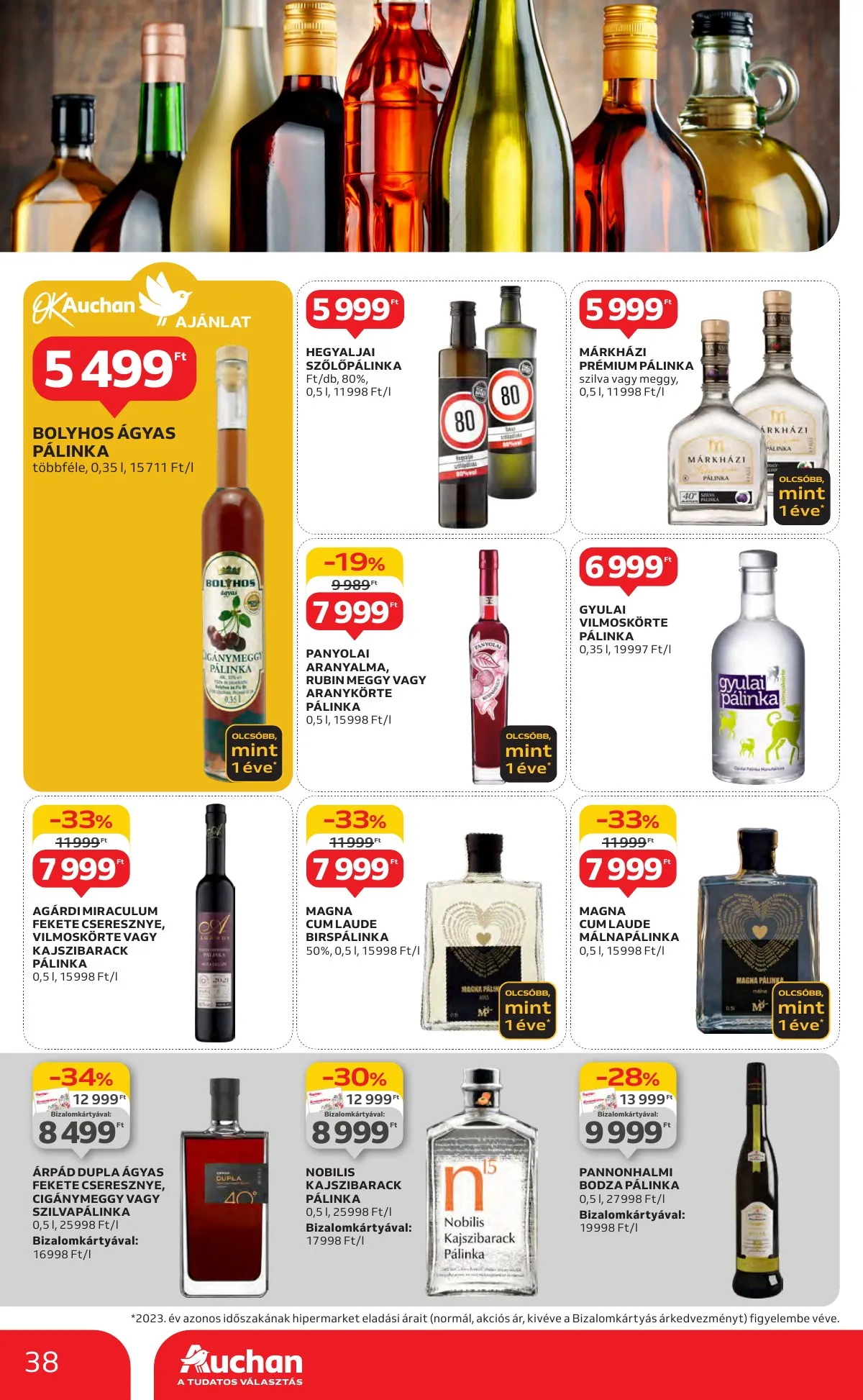 Auchan akciós újság Hipermarket 10.17–10.23 – 38. oldal