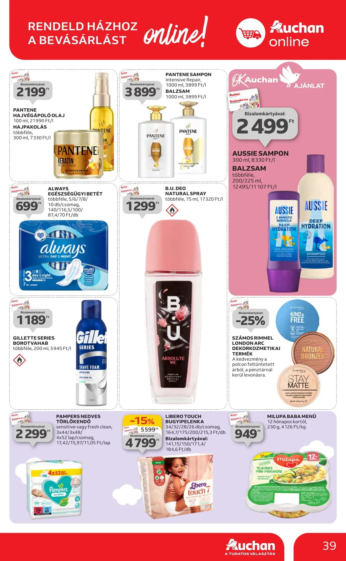Auchan akciós újság Hipermarket 10.17–10.23 – 39. oldal