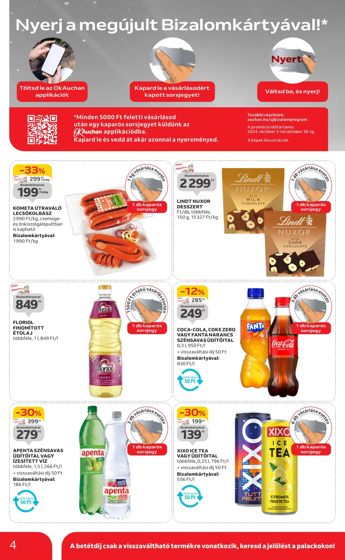 Auchan akciós újság Hipermarket 10.17–10.23 – 4. oldal