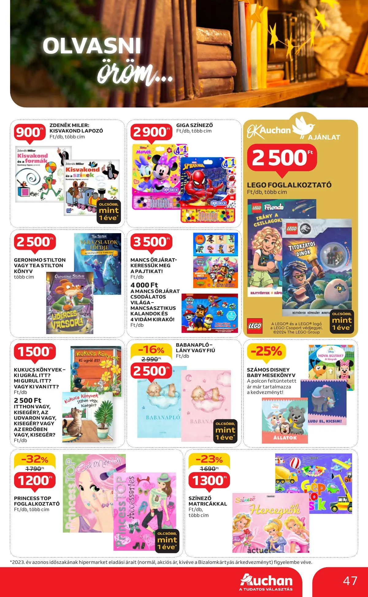 Auchan akciós újság Hipermarket 10.17–10.23 – 47. oldal