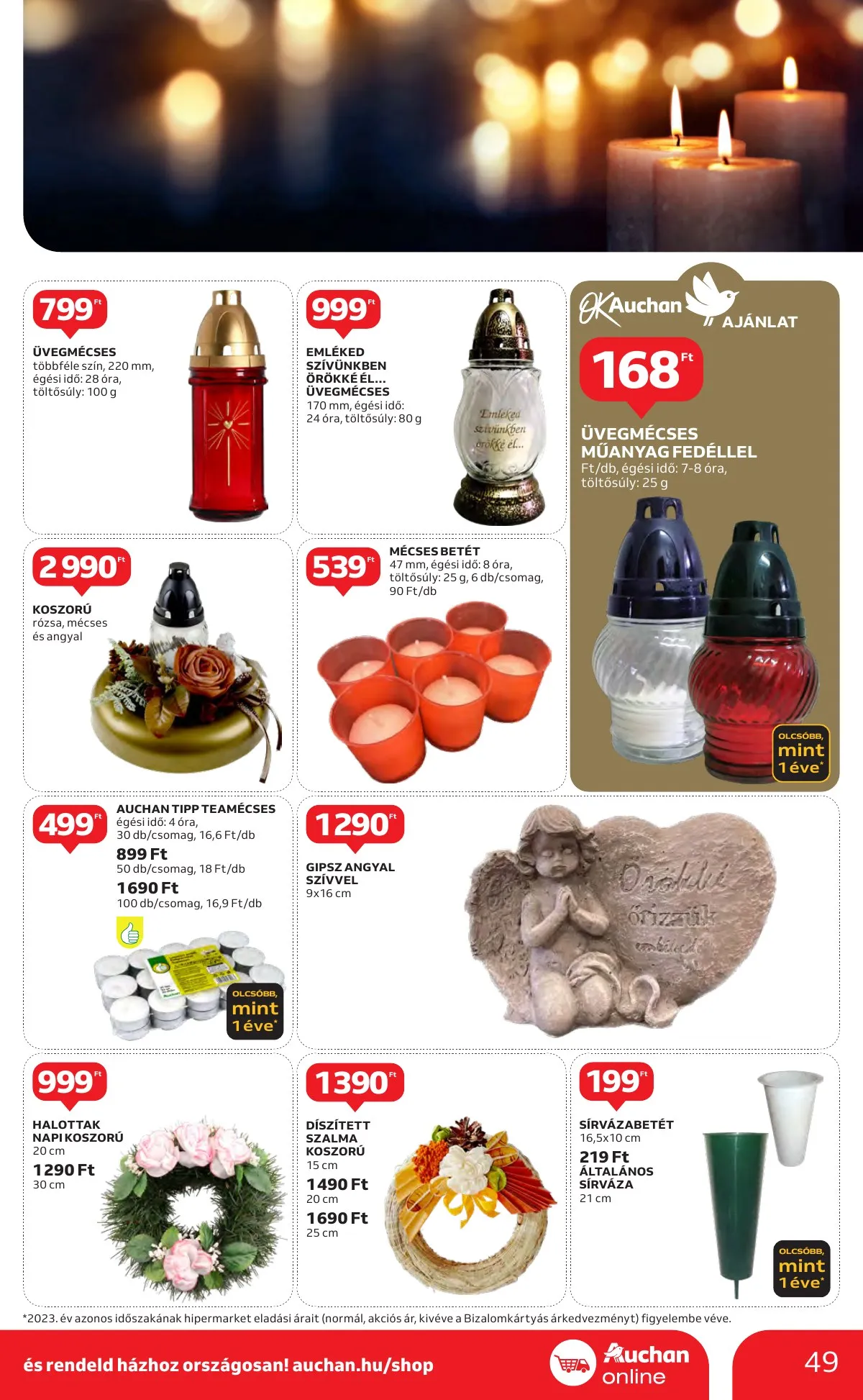 Auchan akciós újság Hipermarket 10.17–10.23 – 49. oldal
