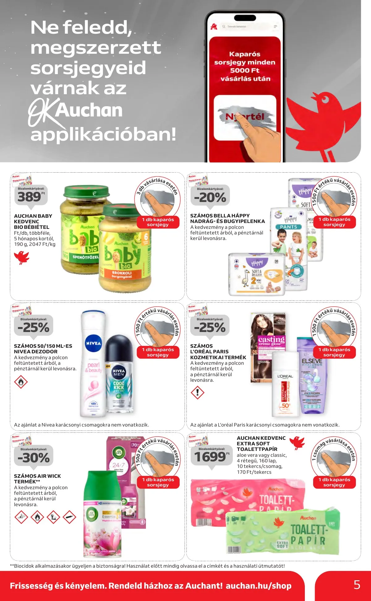 Auchan akciós újság Hipermarket 10.17–10.23 – 5. oldal