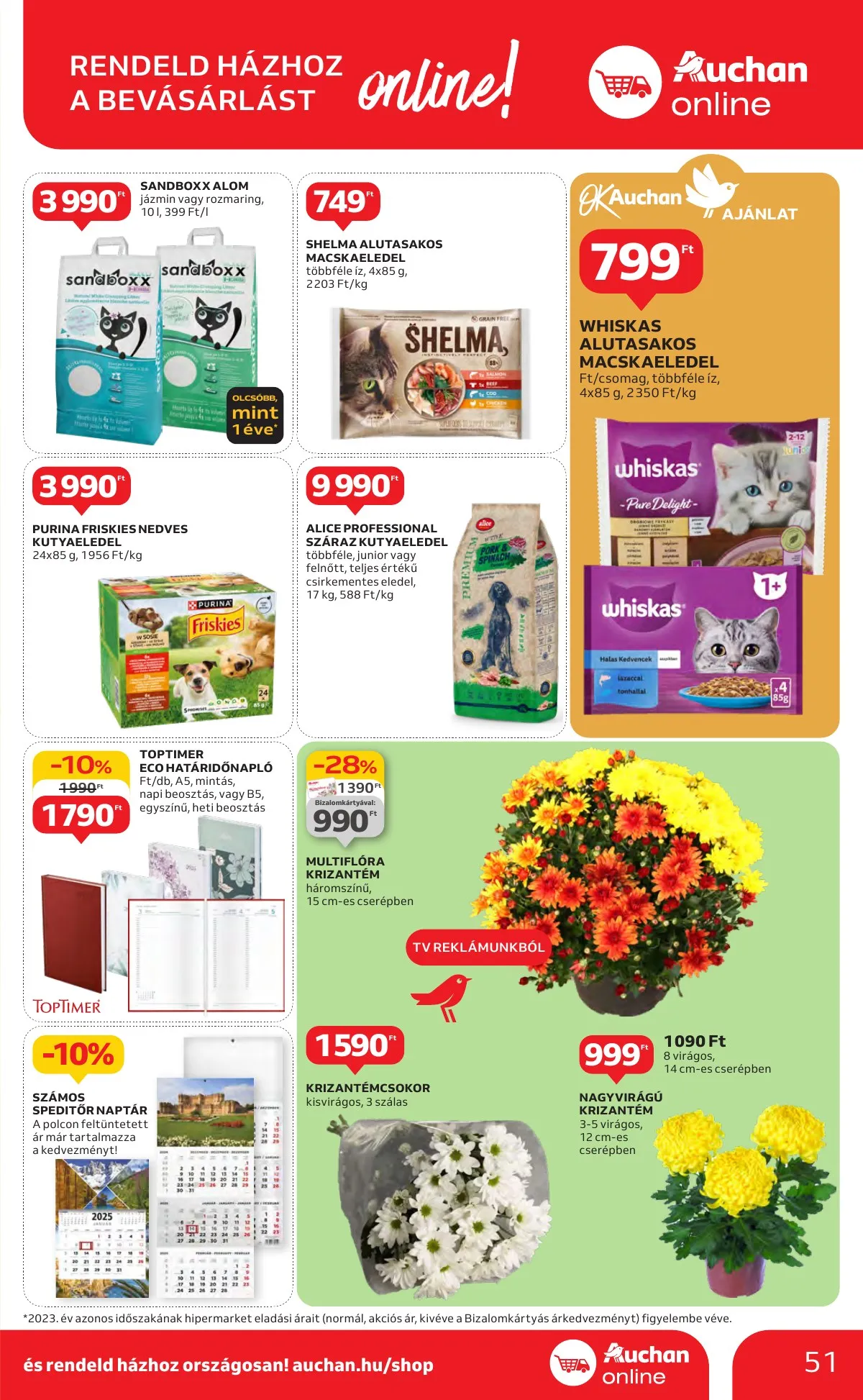 Auchan akciós újság Hipermarket 10.17–10.23 – 51. oldal