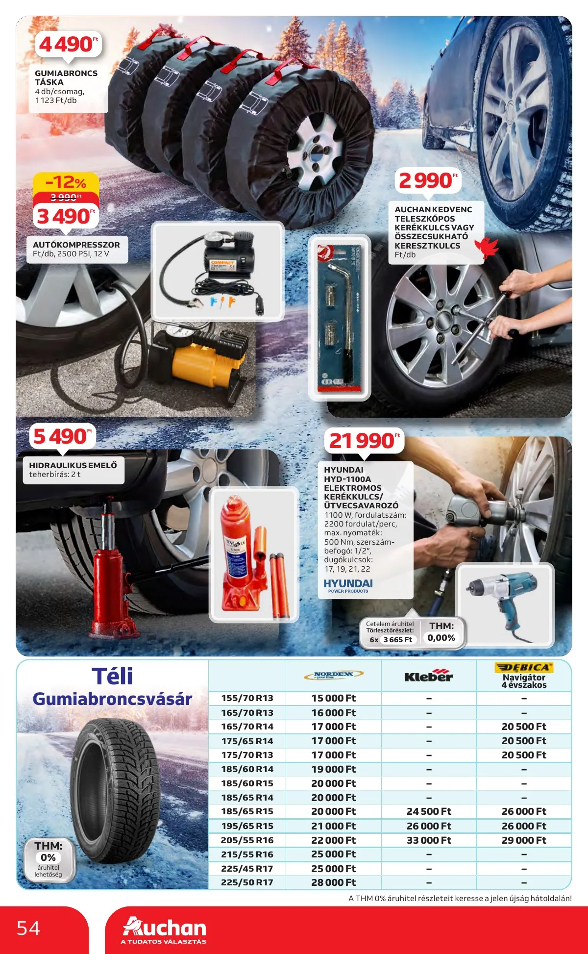 Auchan akciós újság Hipermarket 10.17–10.23 – 54. oldal