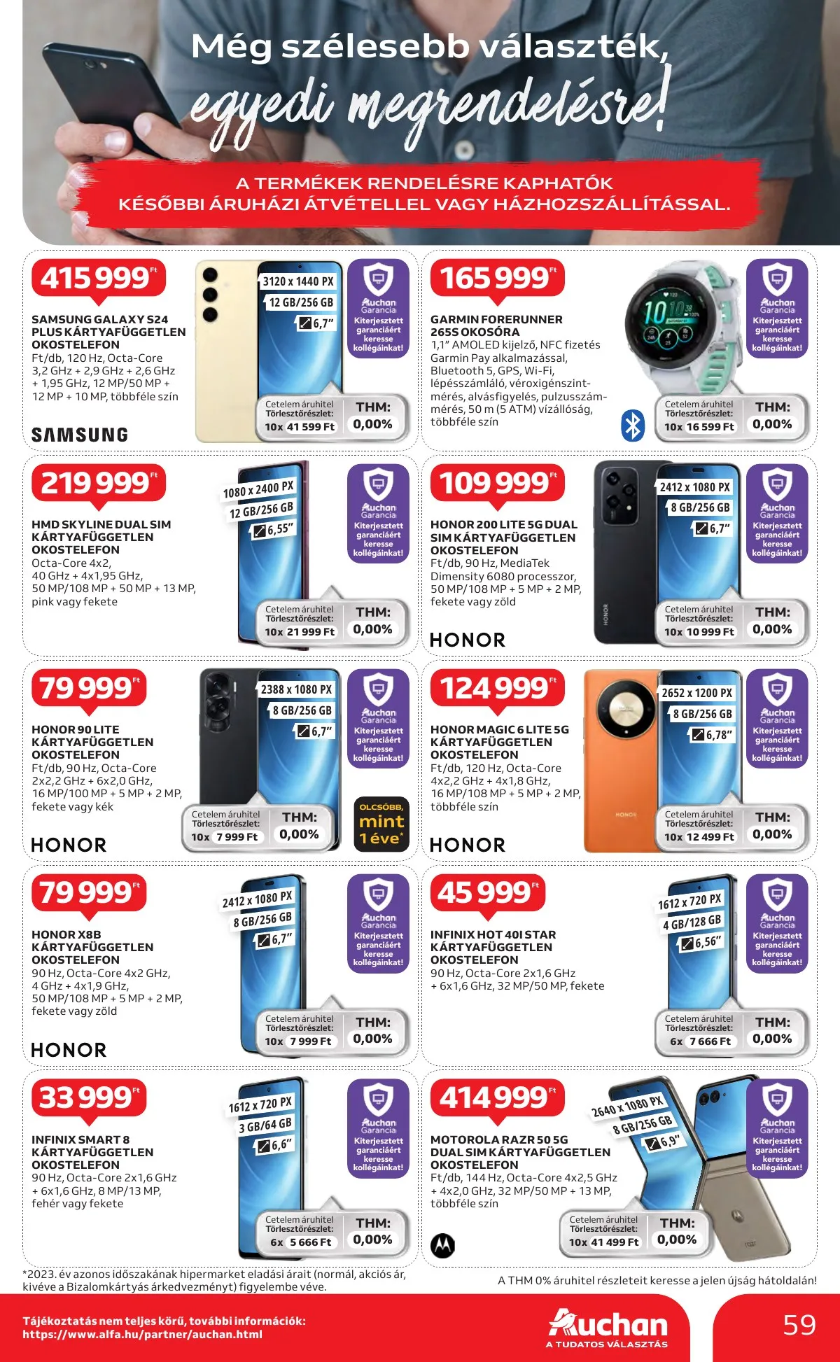 Auchan akciós újság Hipermarket 10.17–10.23 – 59. oldal