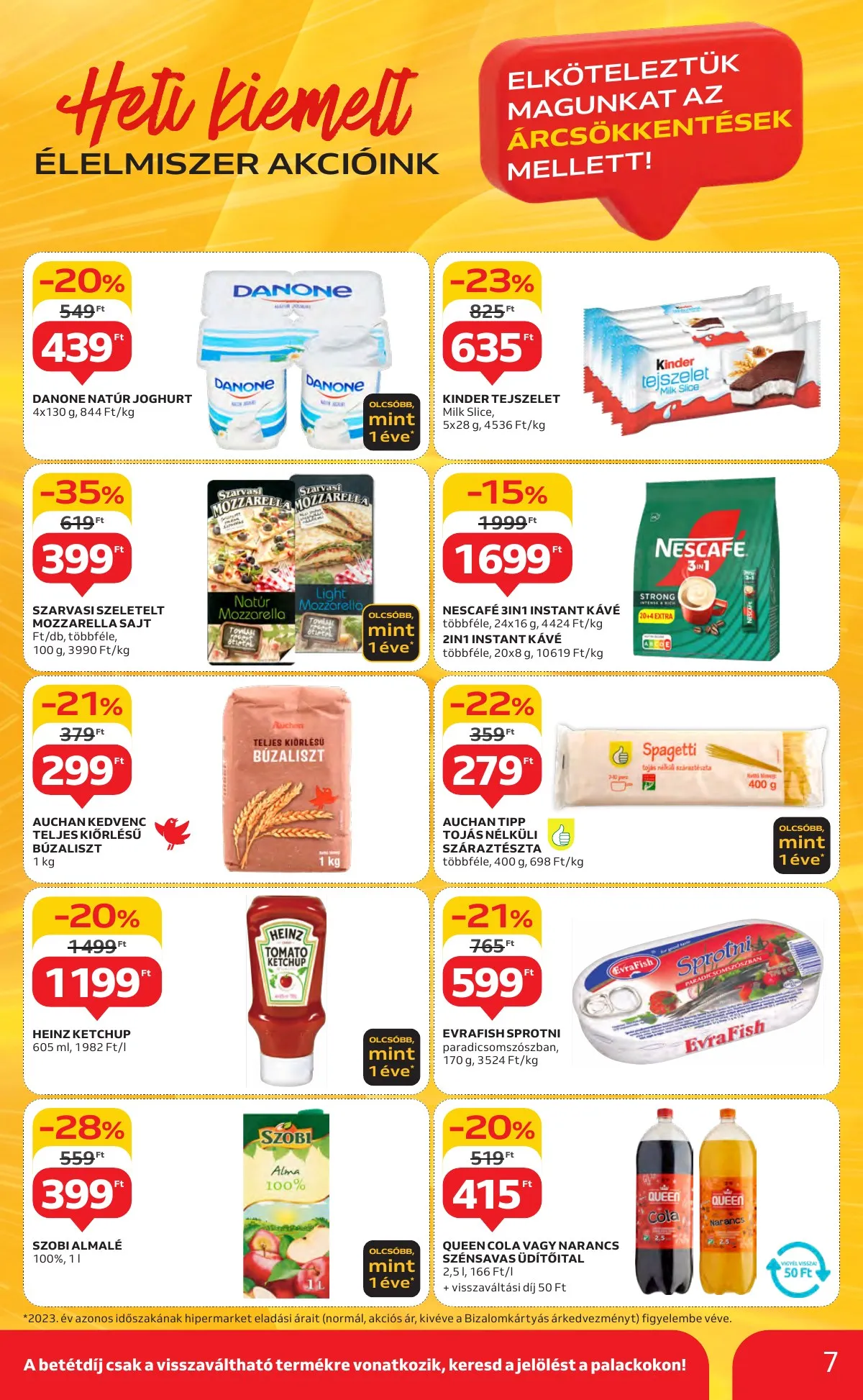 Auchan akciós újság Hipermarket 10.17–10.23 – 7. oldal