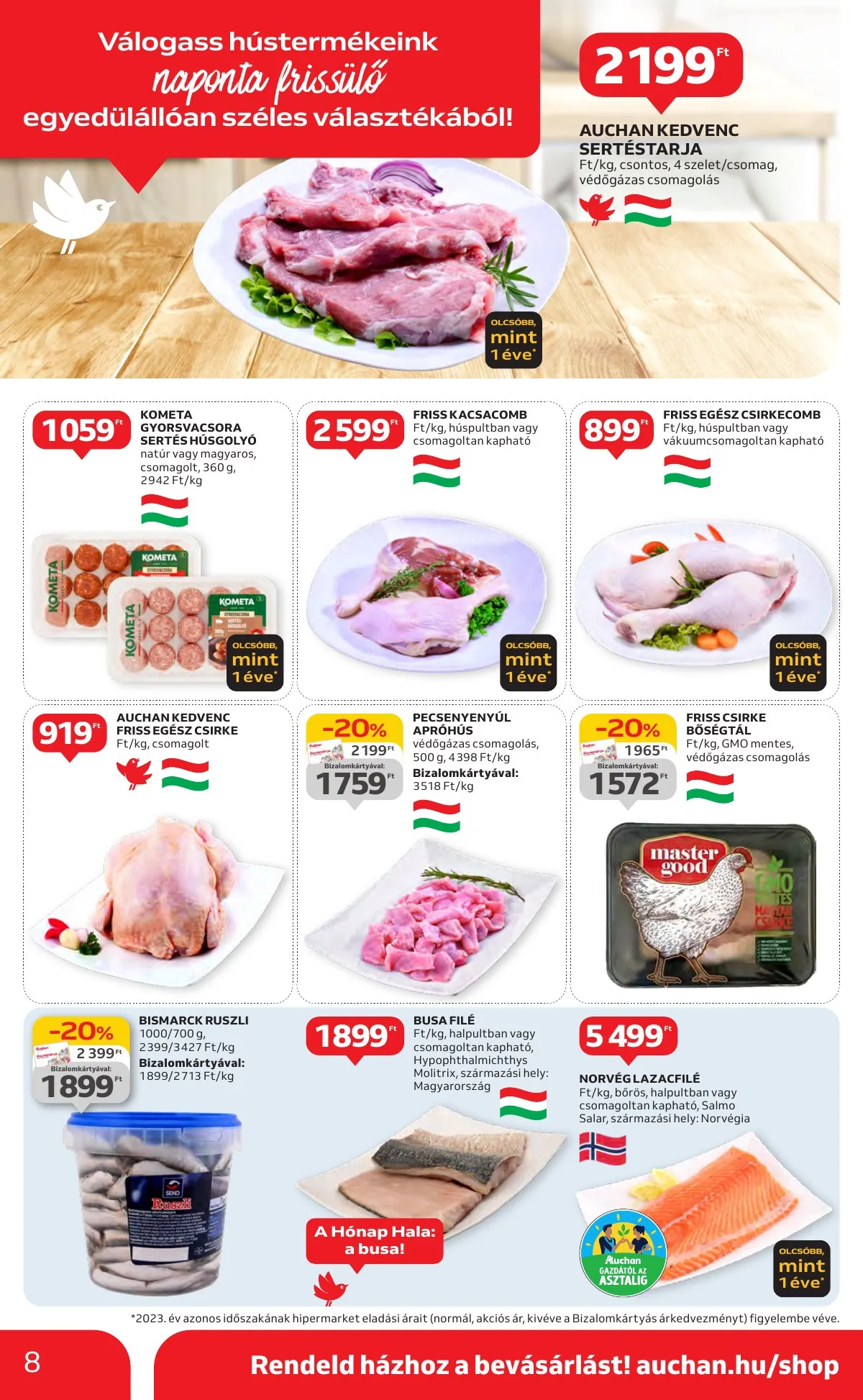 Auchan akciós újság Hipermarket 10.17–10.23 – 8. oldal