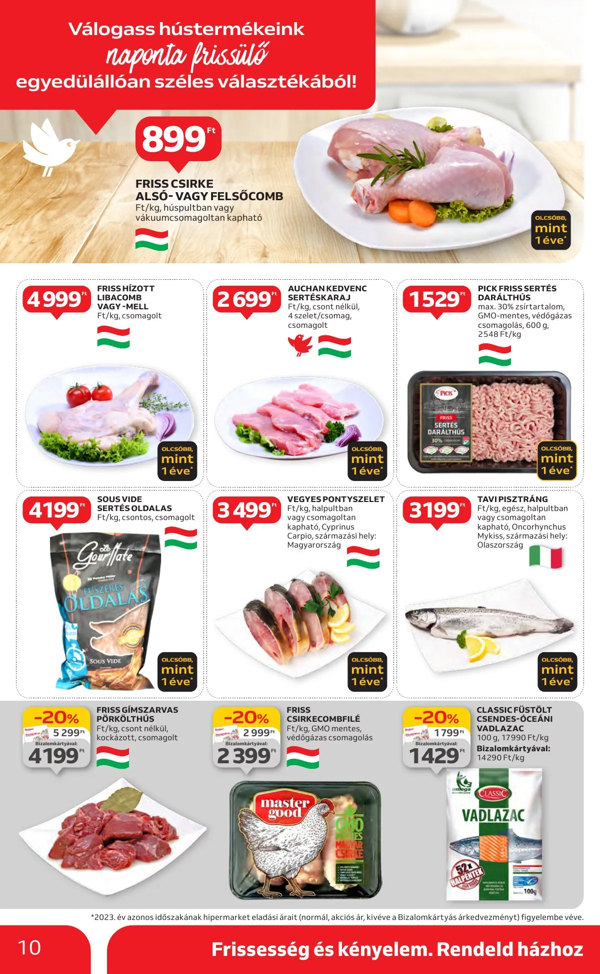Auchan akciós újság Hipermarket 10.24–10.30 – 10. oldal