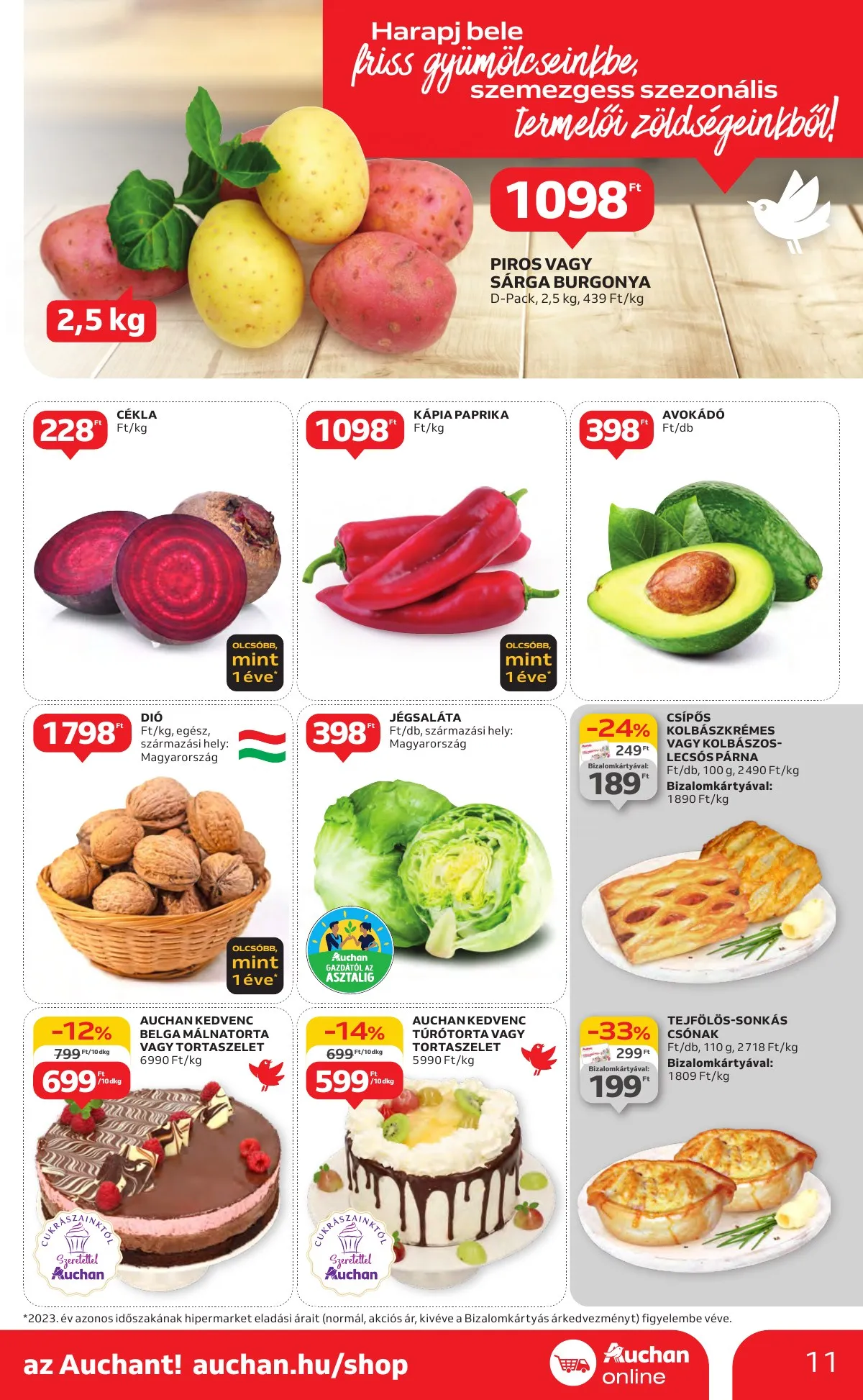 Auchan akciós újság Hipermarket 10.24–10.30 – 11. oldal