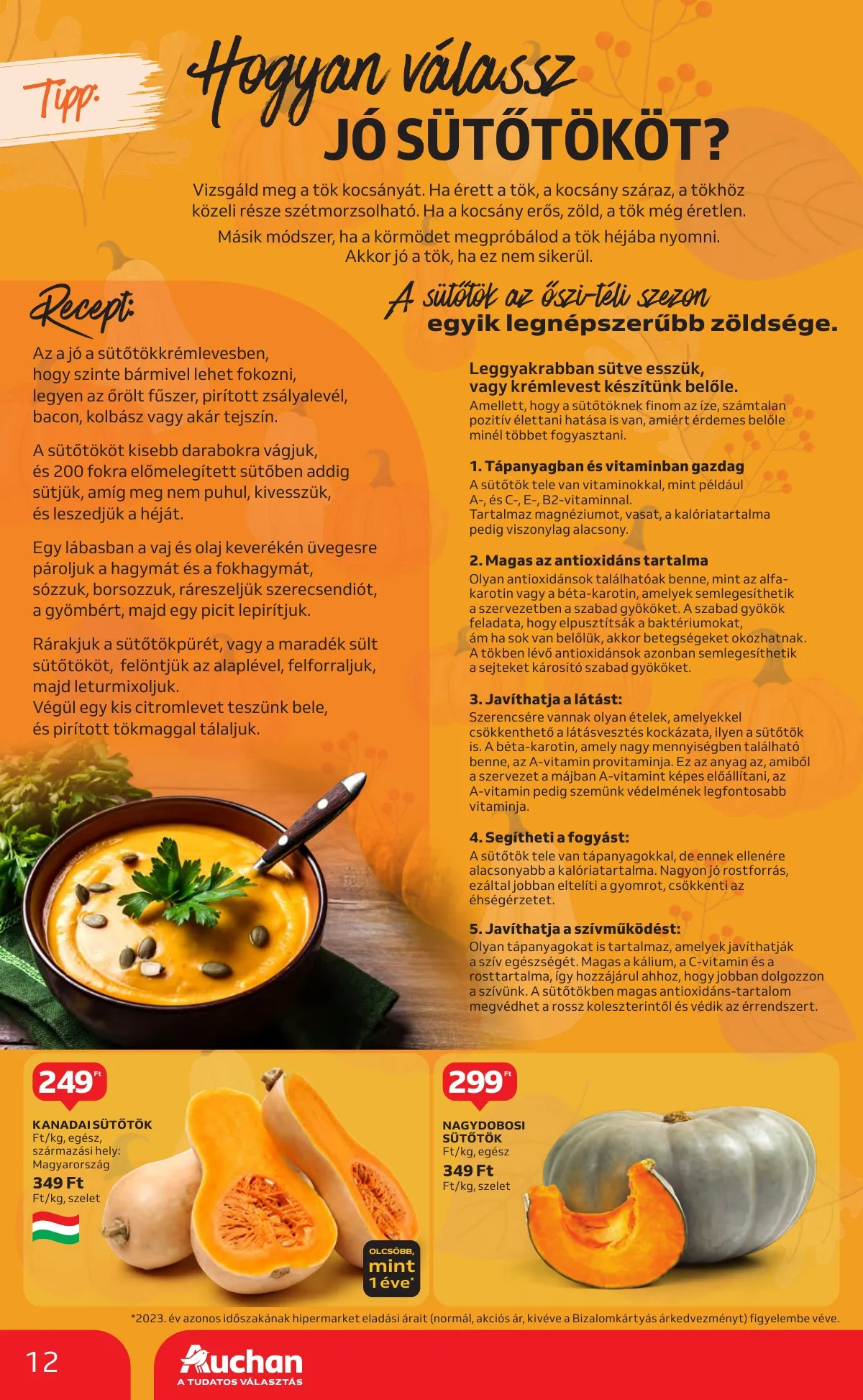 Auchan akciós újság Hipermarket 10.24–10.30 – 12. oldal