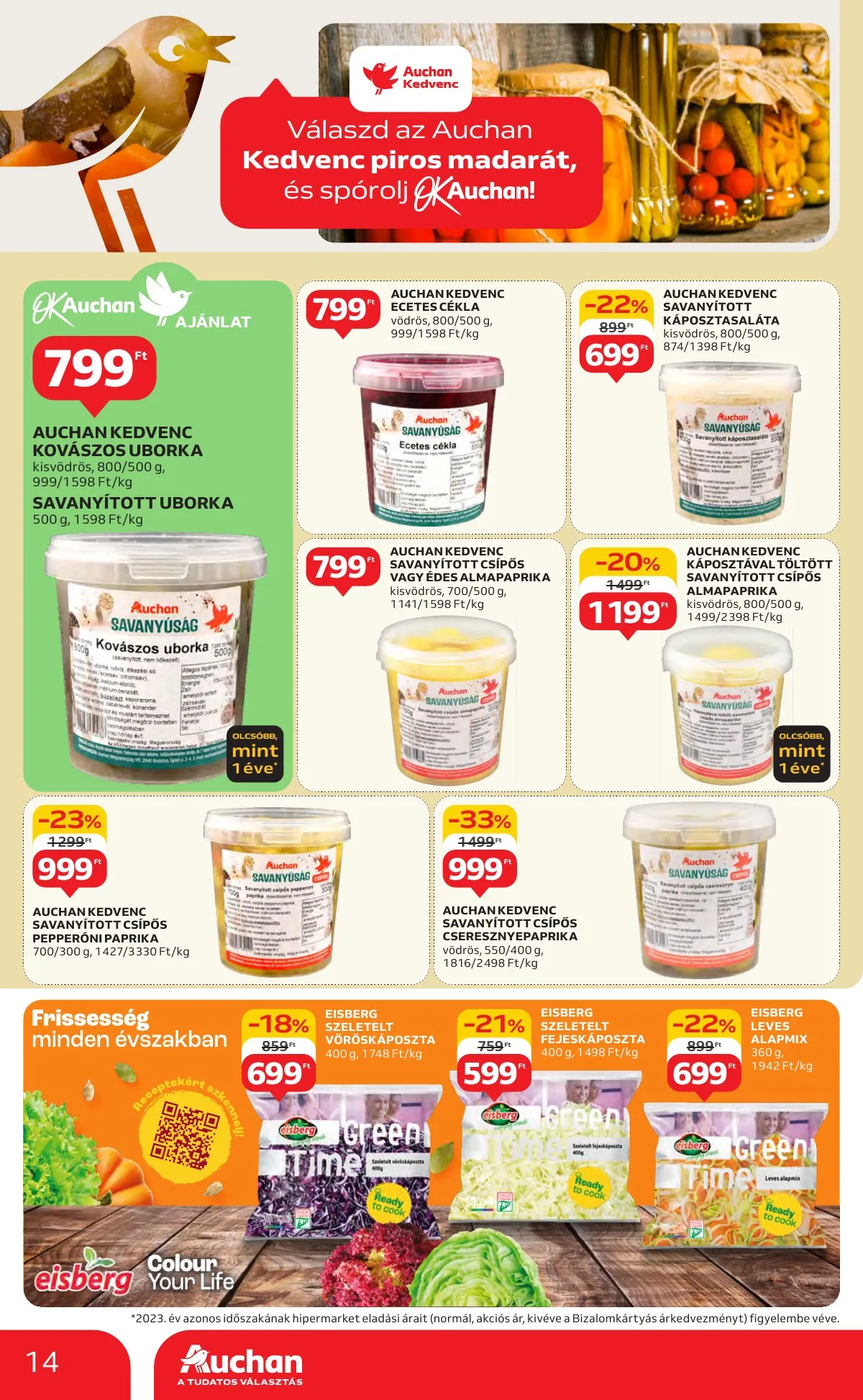 Auchan akciós újság Hipermarket 10.24–10.30 – 14. oldal