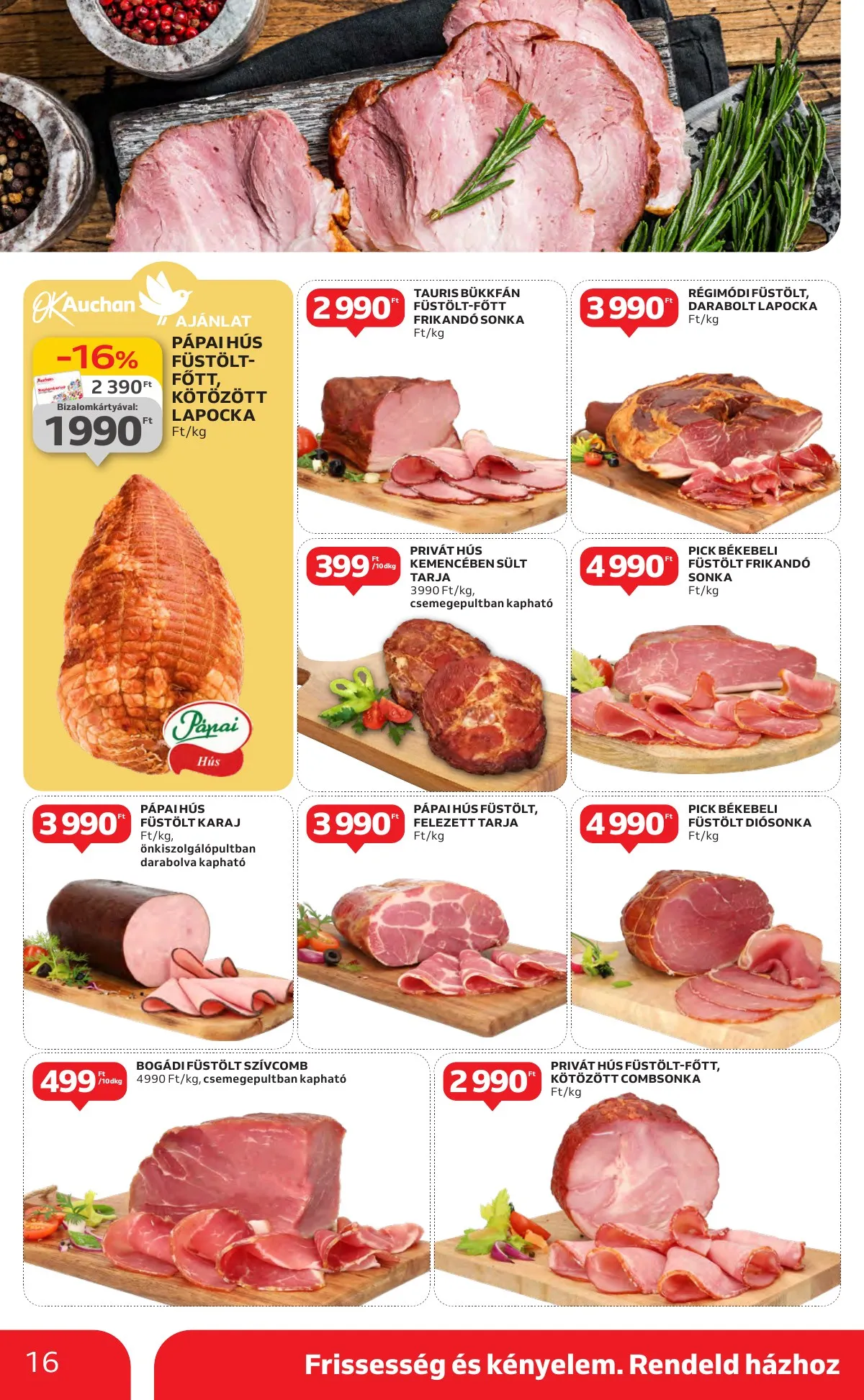 Auchan akciós újság Hipermarket 10.24–10.30 – 16. oldal