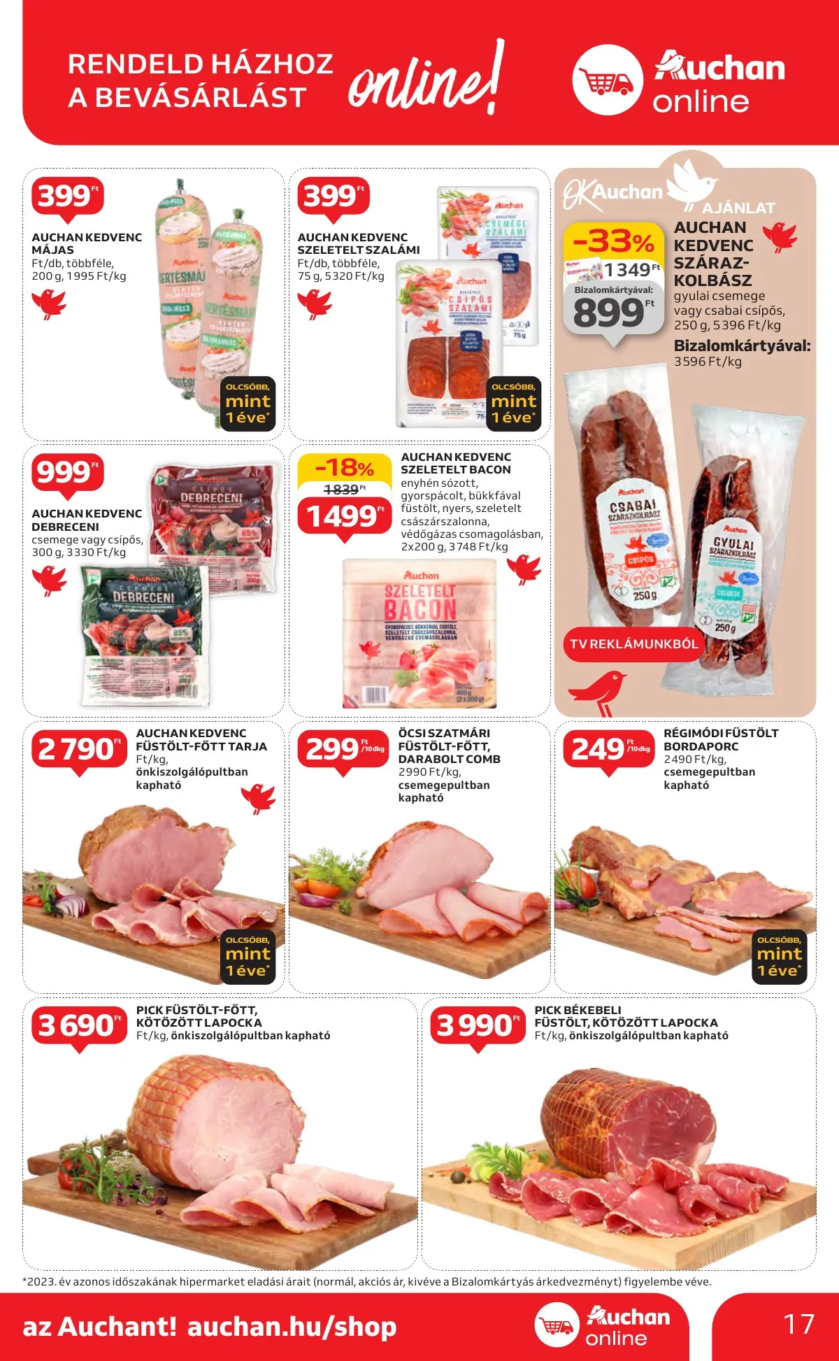 Auchan akciós újság Hipermarket 10.24–10.30 – 17. oldal