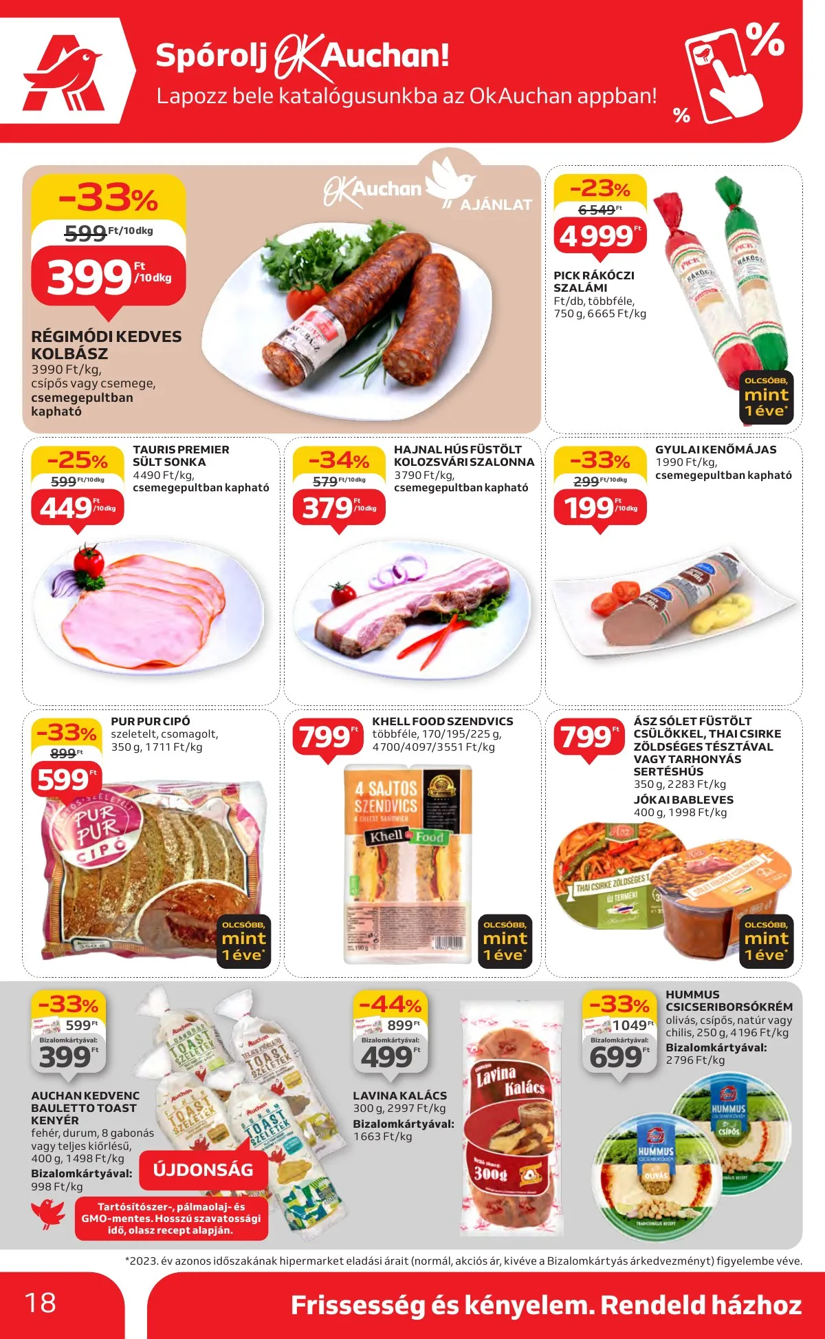 Auchan akciós újság Hipermarket 10.24–10.30 – 18. oldal