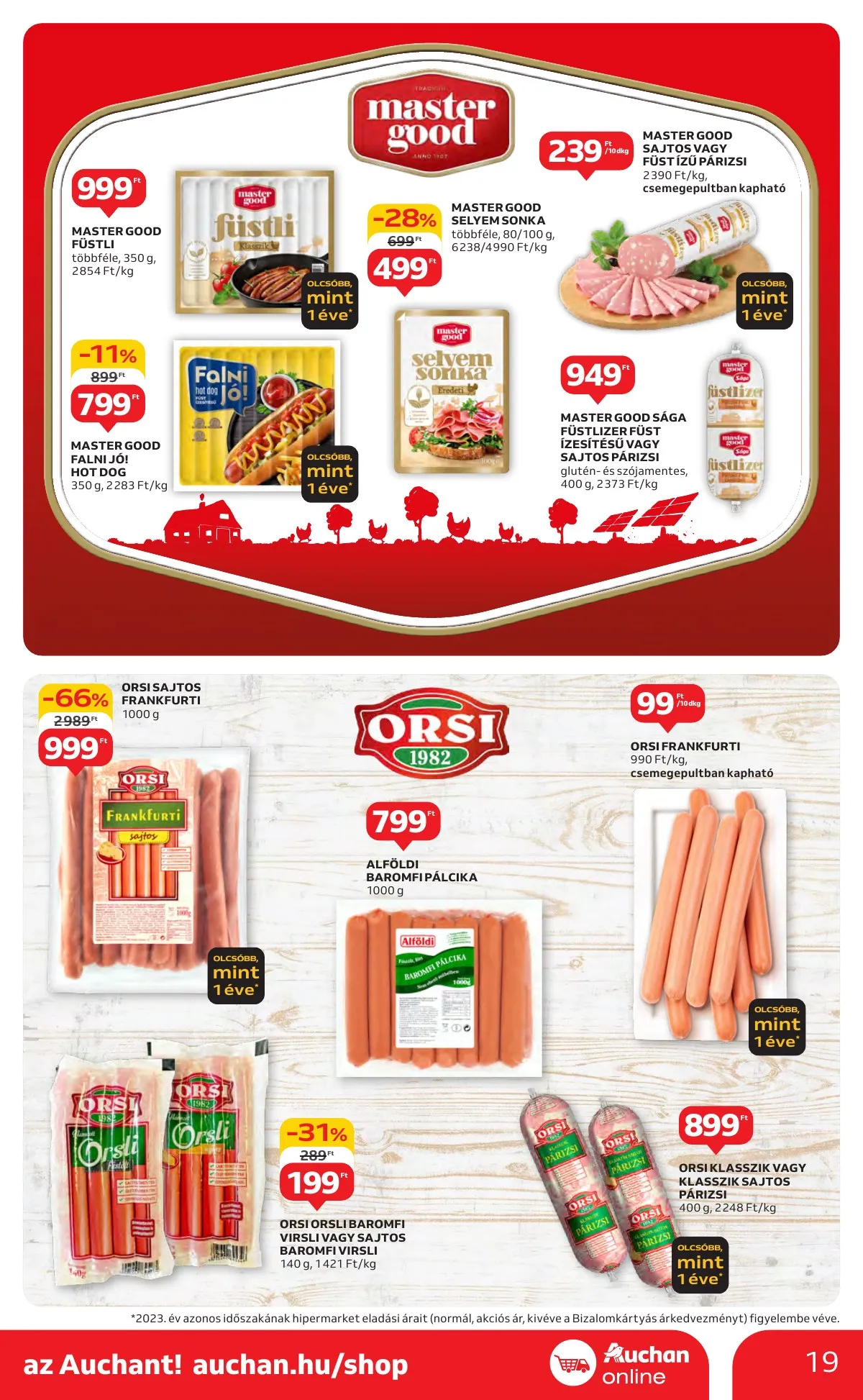 Auchan akciós újság Hipermarket 10.24–10.30 – 19. oldal