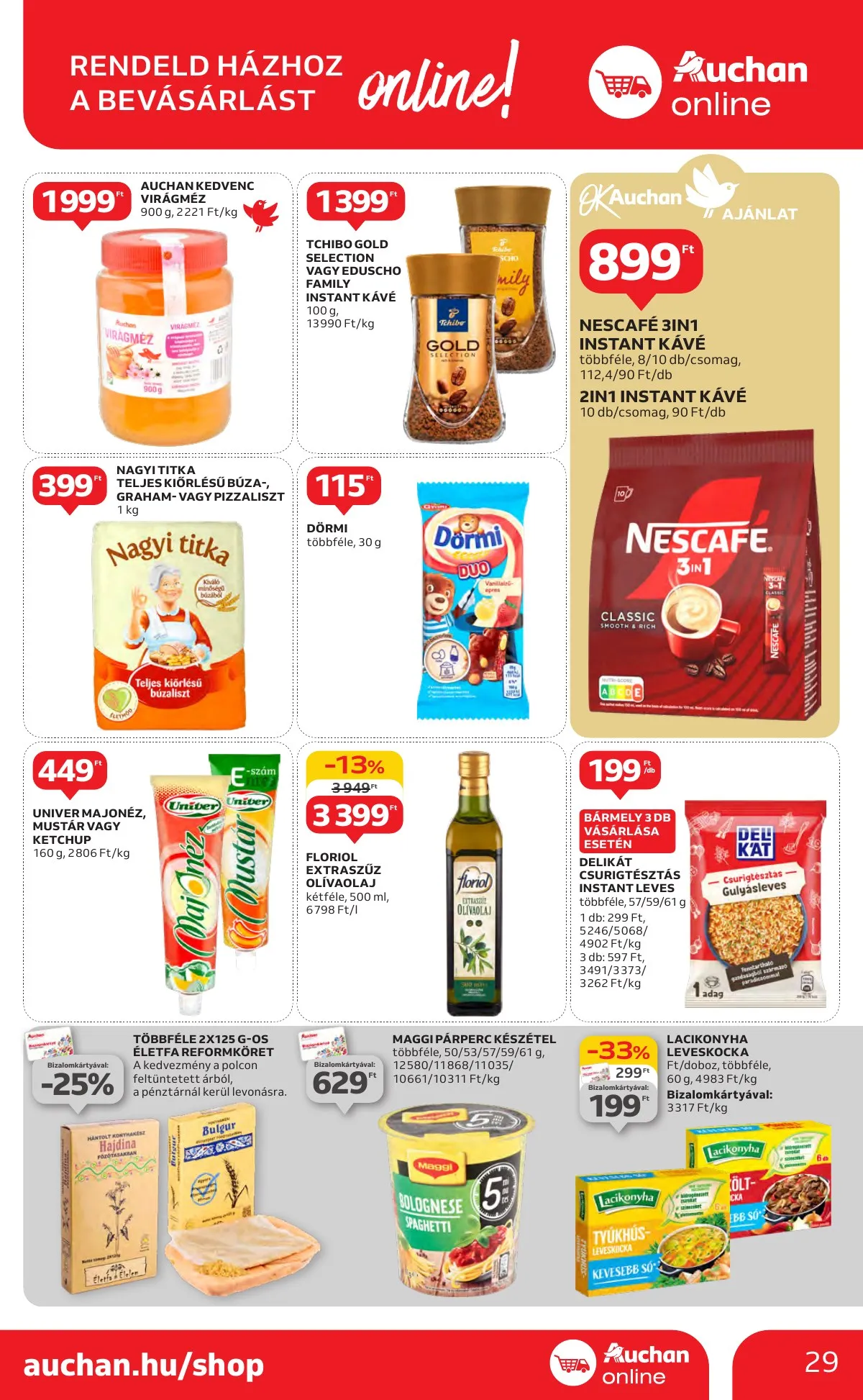Auchan akciós újság Hipermarket 10.24–10.30 – 29. oldal