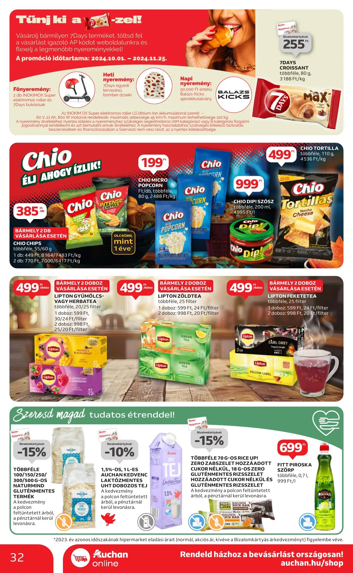 Auchan akciós újság Hipermarket 10.24–10.30 – 32. oldal