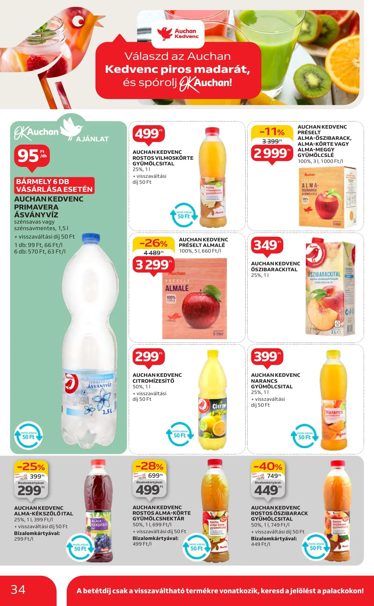 Auchan akciós újság Hipermarket 10.24–10.30 – 34. oldal