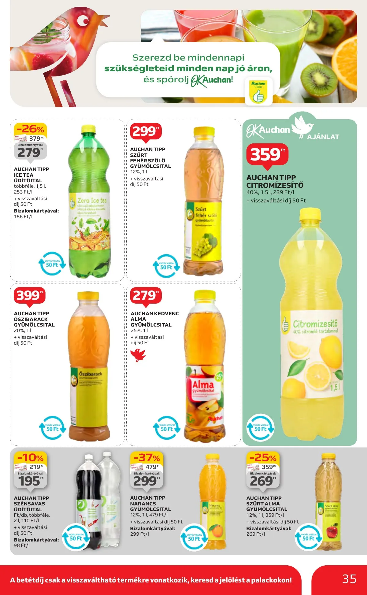 Auchan akciós újság Hipermarket 10.24–10.30 – 35. oldal