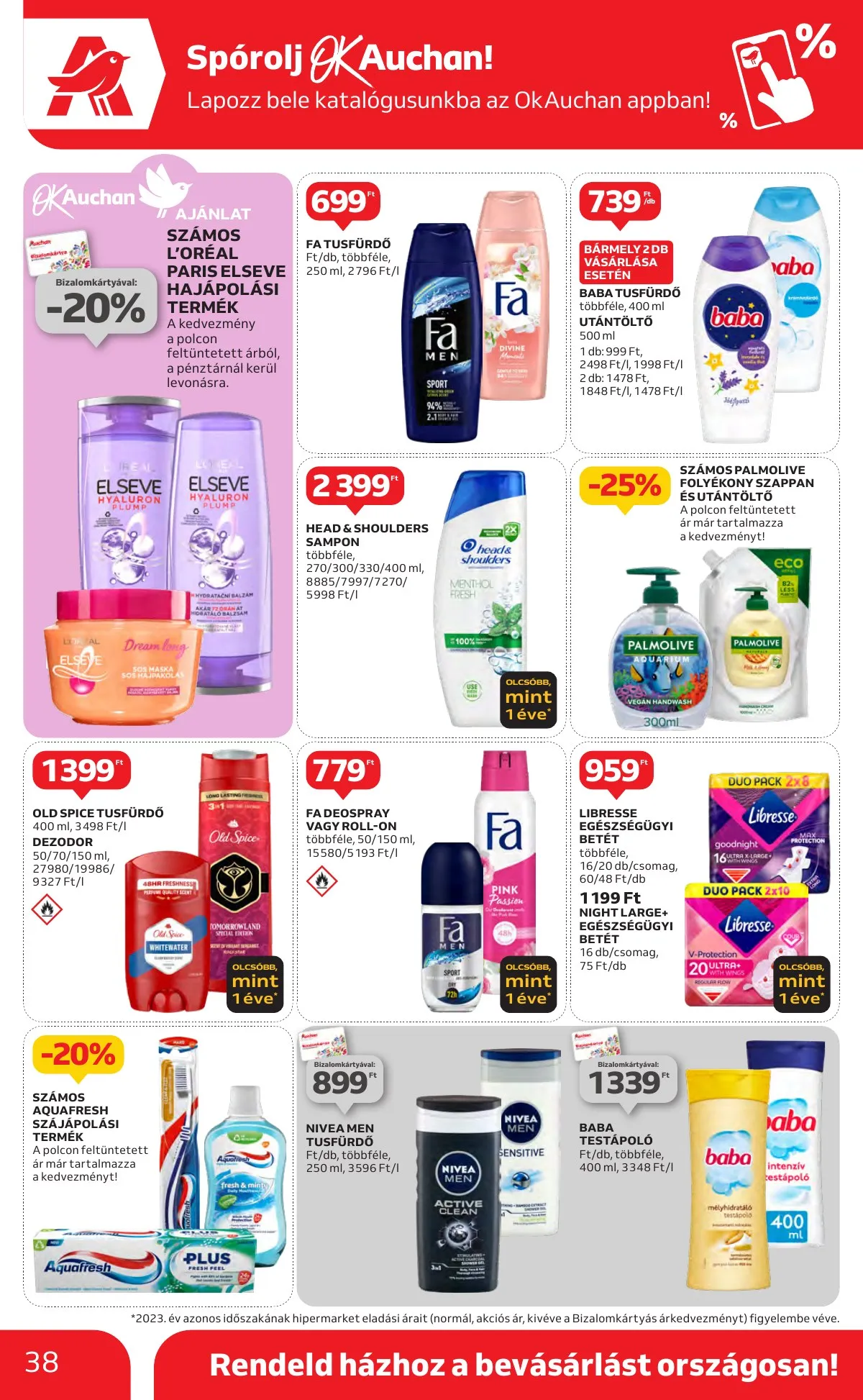 Auchan akciós újság Hipermarket 10.24–10.30 – 38. oldal