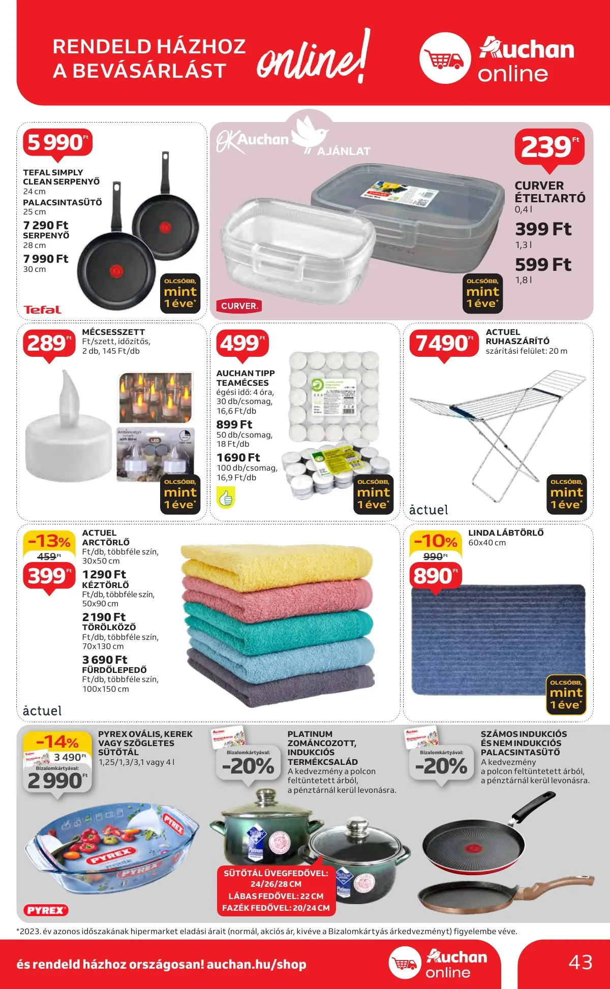 Auchan akciós újság Hipermarket 10.24–10.30 – 43. oldal