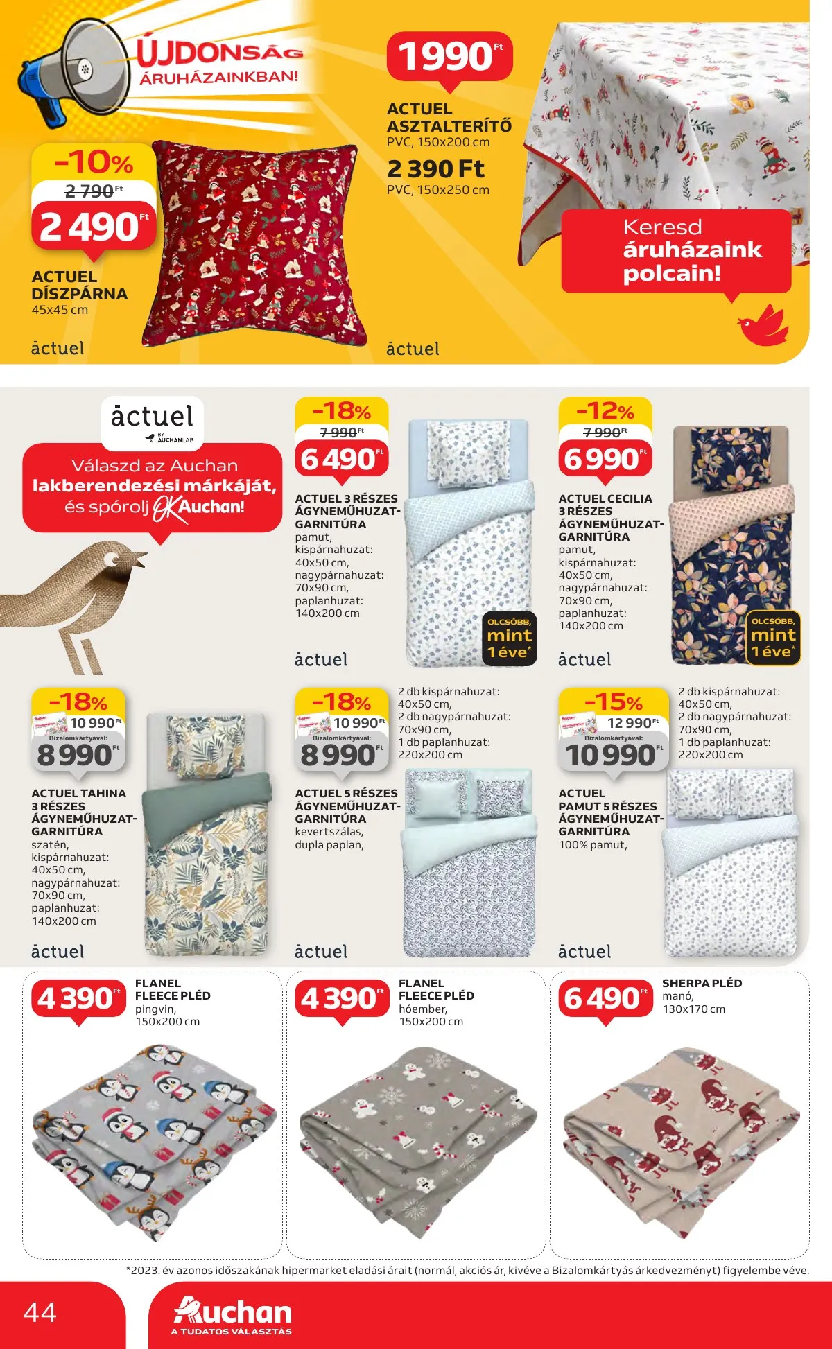Auchan akciós újság Hipermarket 10.24–10.30 – 44. oldal