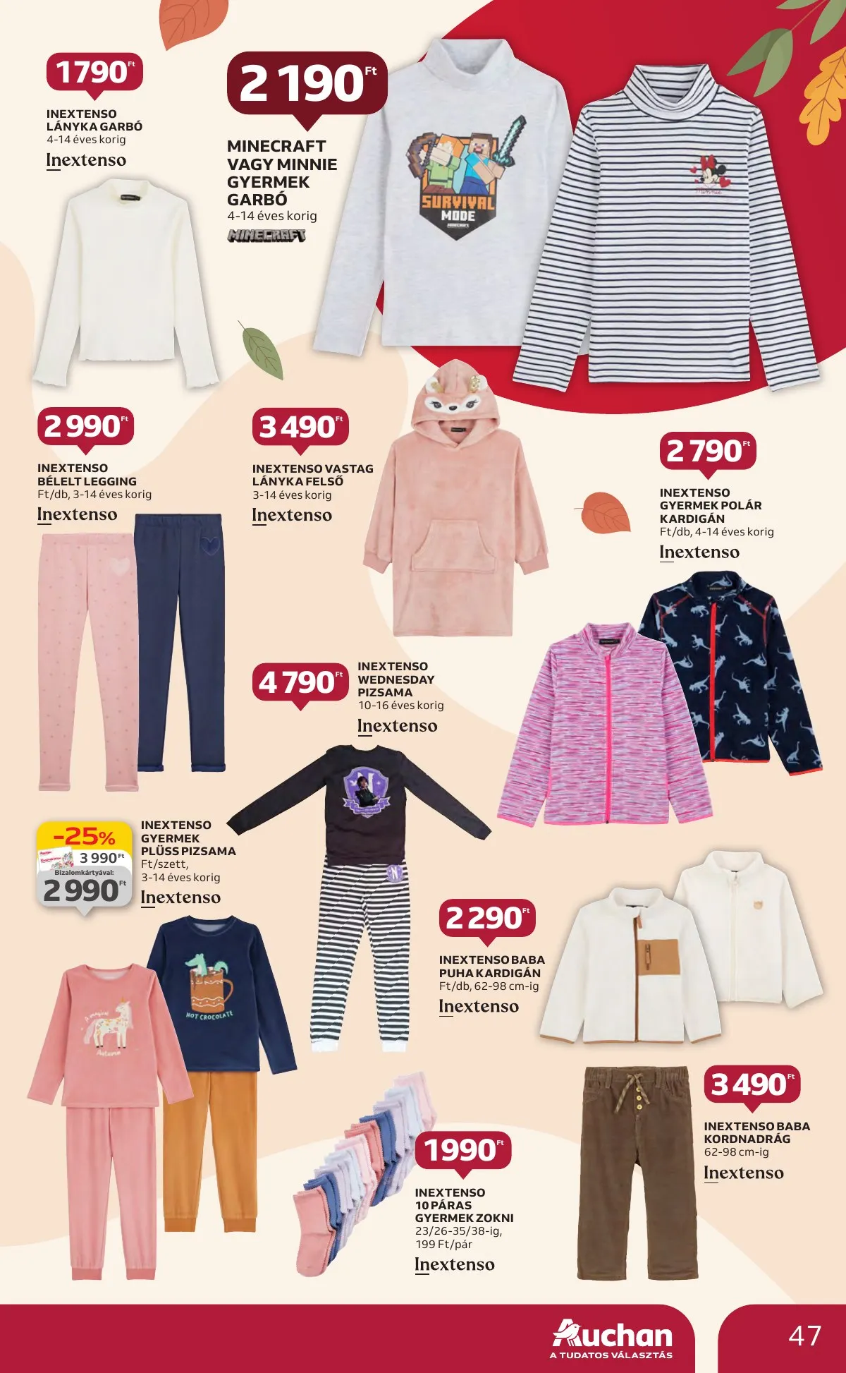 Auchan akciós újság Hipermarket 10.24–10.30 – 47. oldal