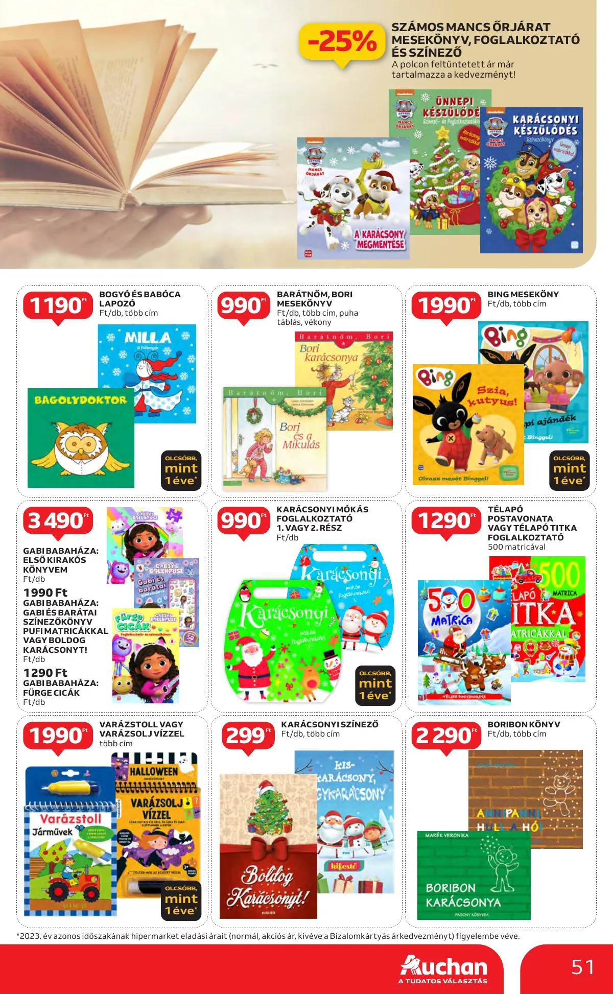 Auchan akciós újság Hipermarket 10.24–10.30 – 51. oldal