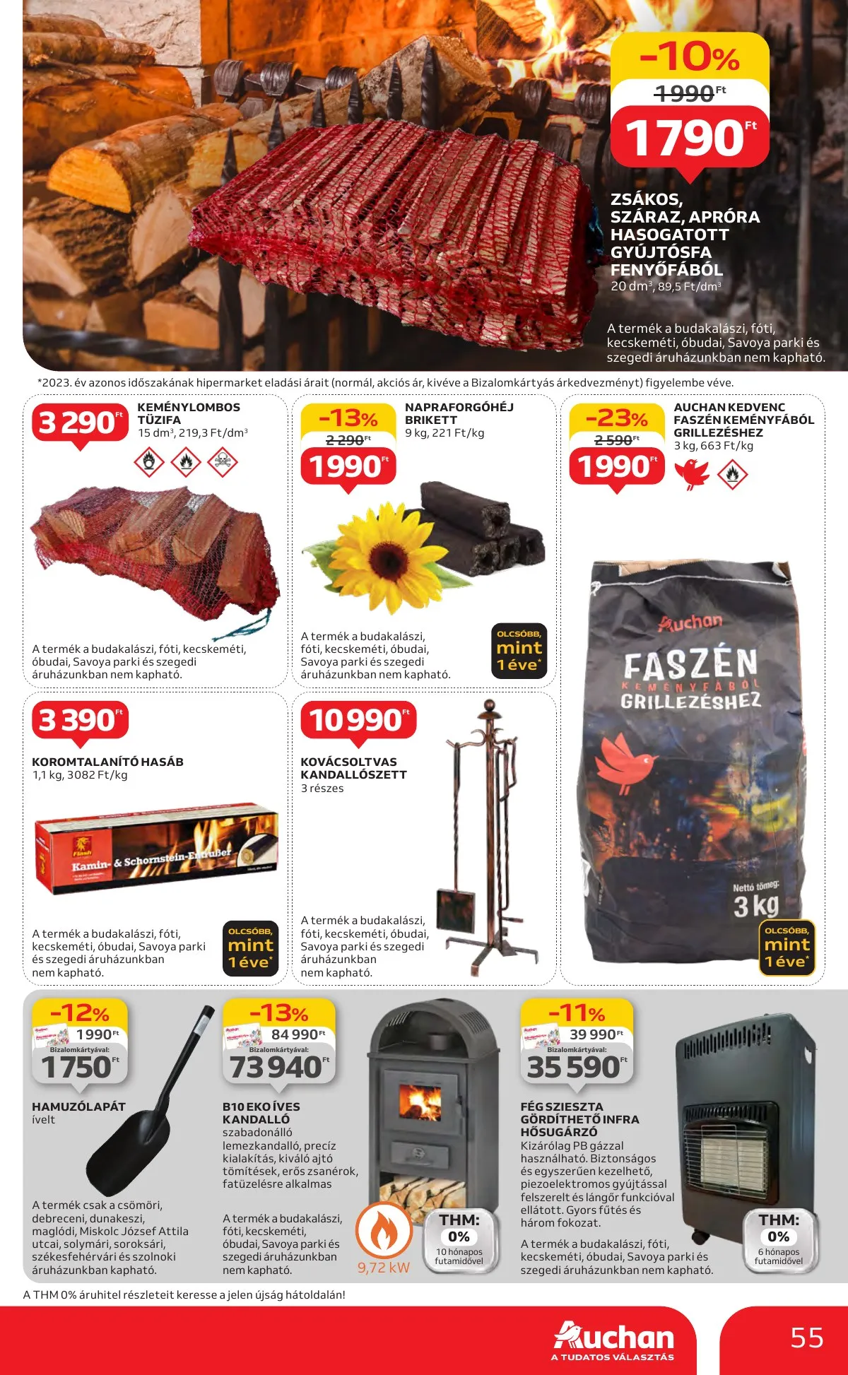 Auchan akciós újság Hipermarket 10.24–10.30 – 55. oldal