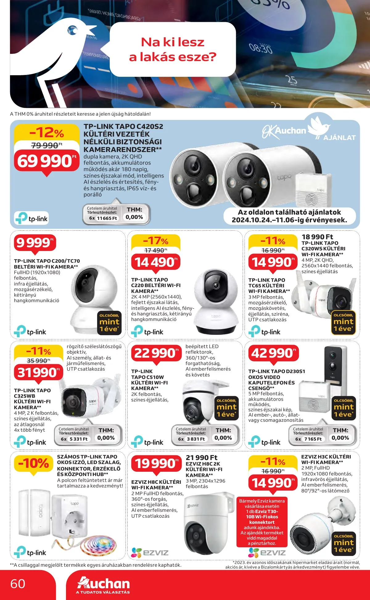 Auchan akciós újság Hipermarket 10.24–10.30 – 60. oldal