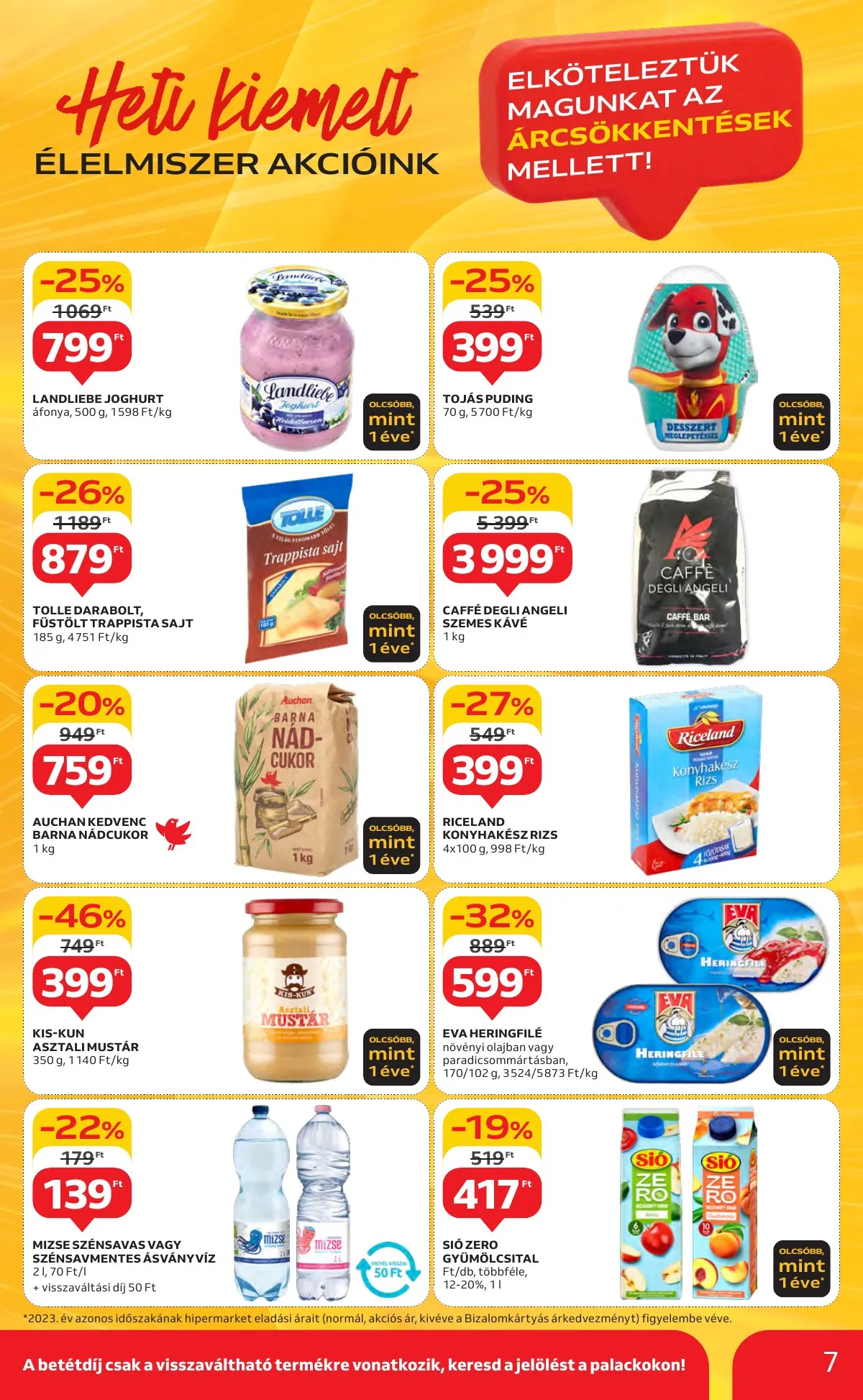 Auchan akciós újság Hipermarket 10.24–10.30 – 7. oldal