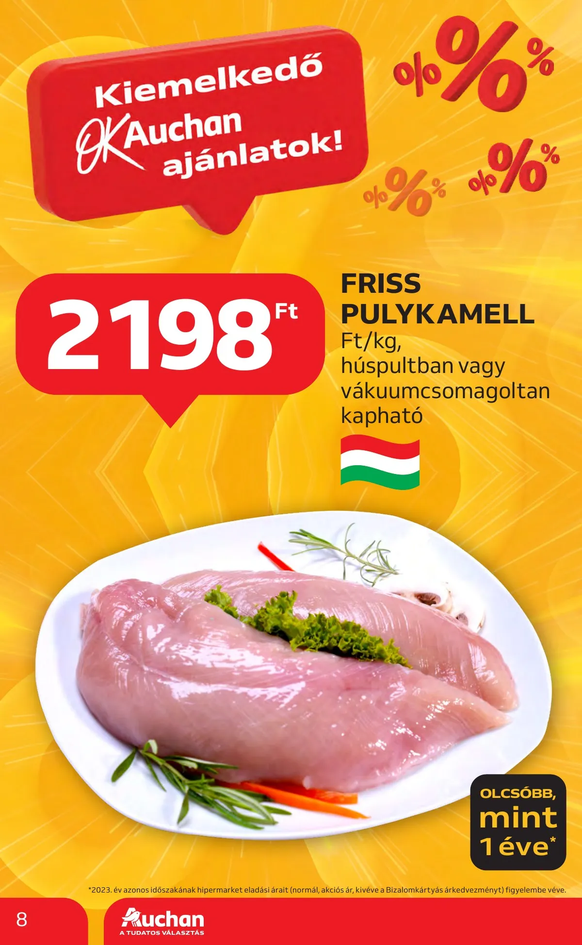 Auchan akciós újság Hipermarket 10.24–10.30 – 8. oldal