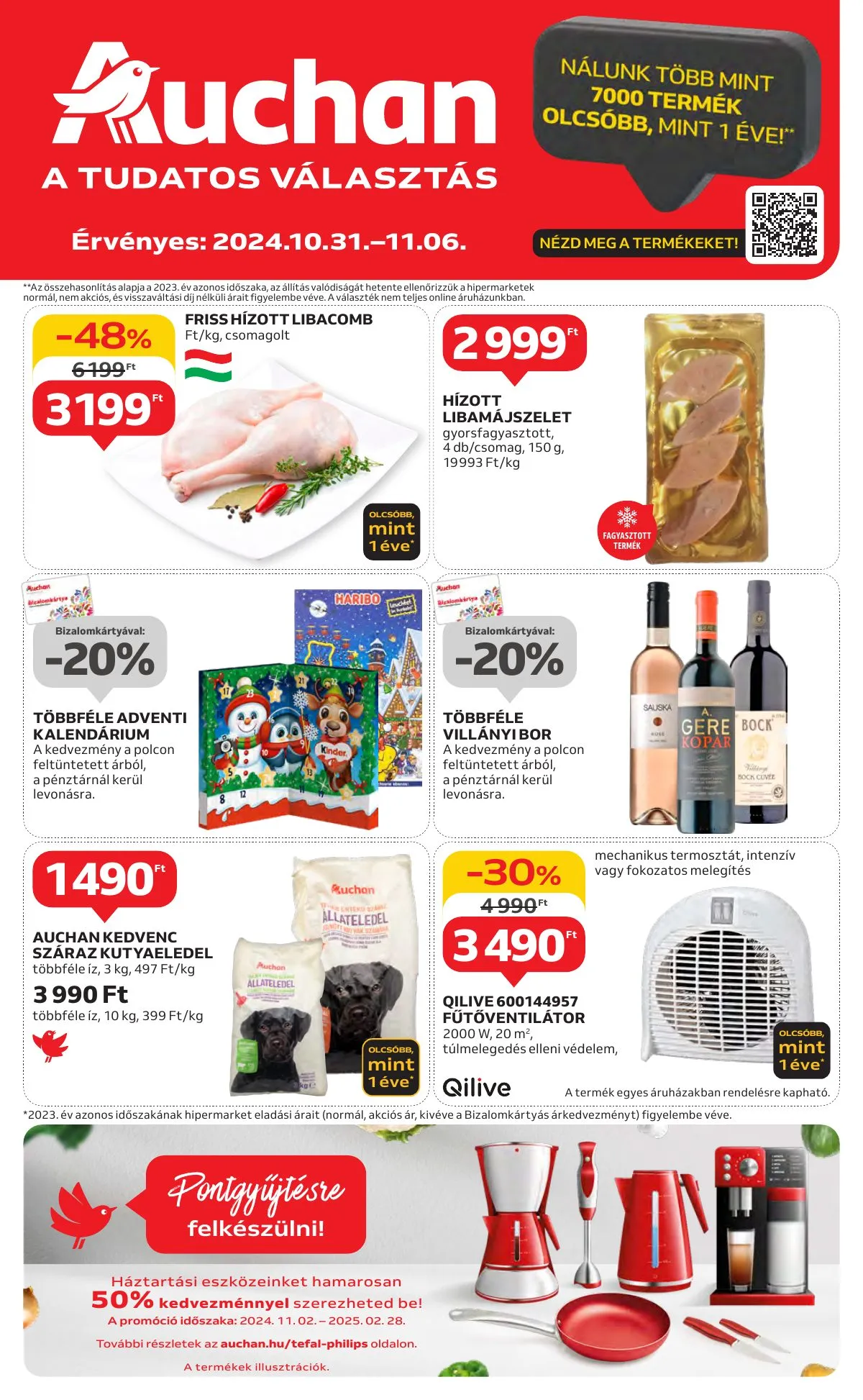 Auchan akciós újság Hipermarket 10.31–11.06