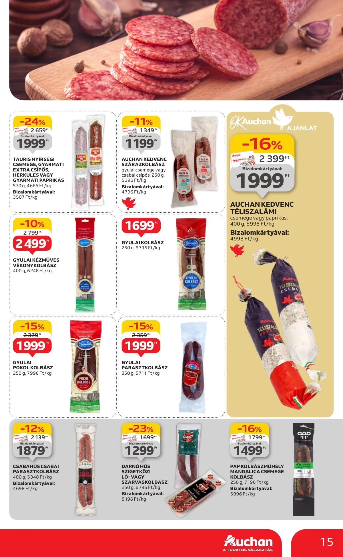 Auchan akciós újság Hipermarket 10.31–11.06 – 15. oldal