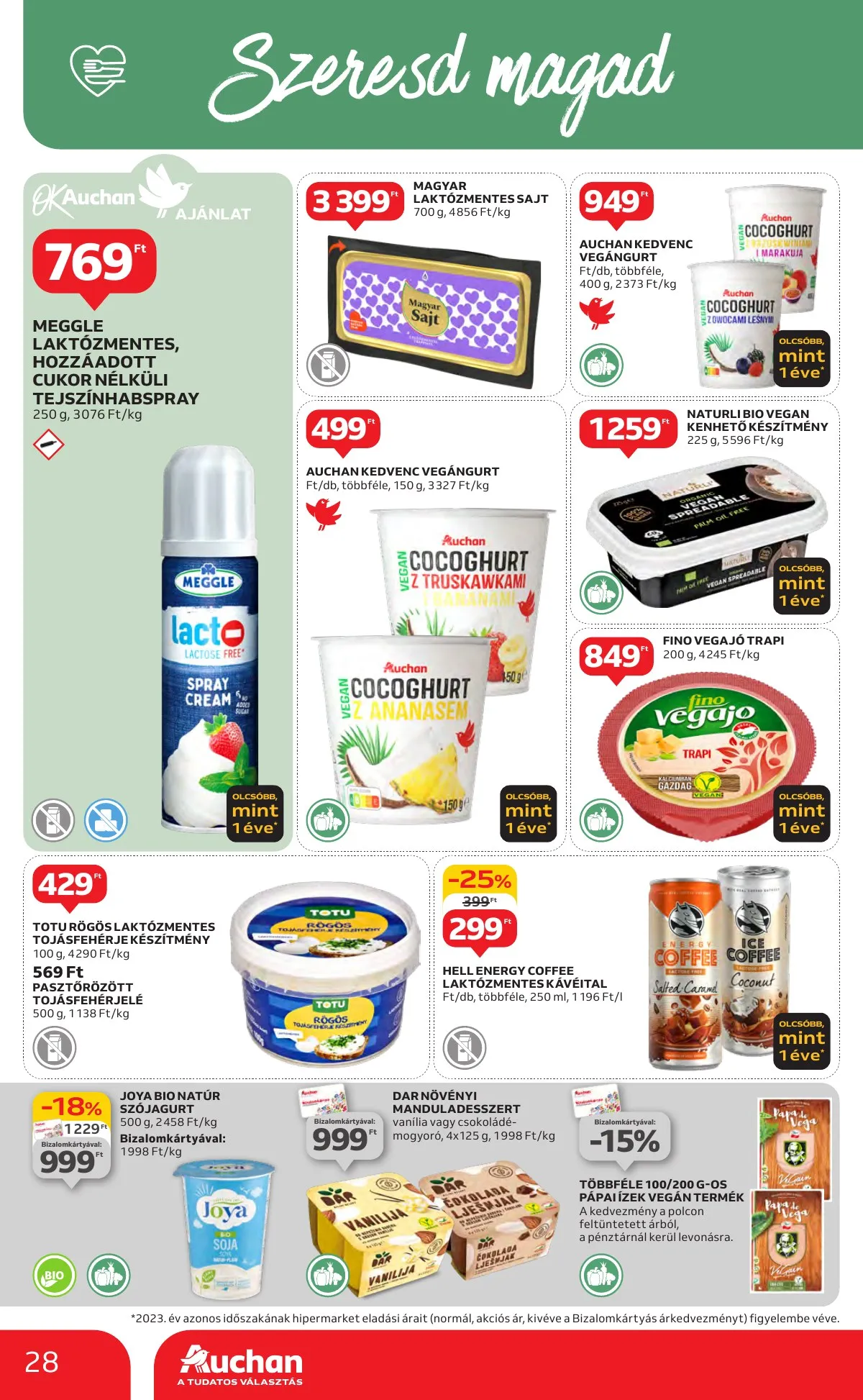 Auchan akciós újság Hipermarket 10.31–11.06 – 28. oldal