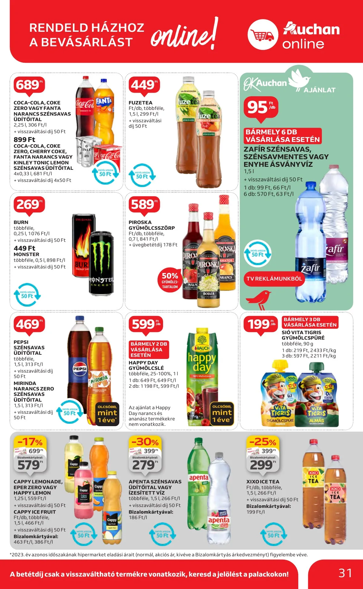Auchan akciós újság Hipermarket 10.31–11.06 – 31. oldal