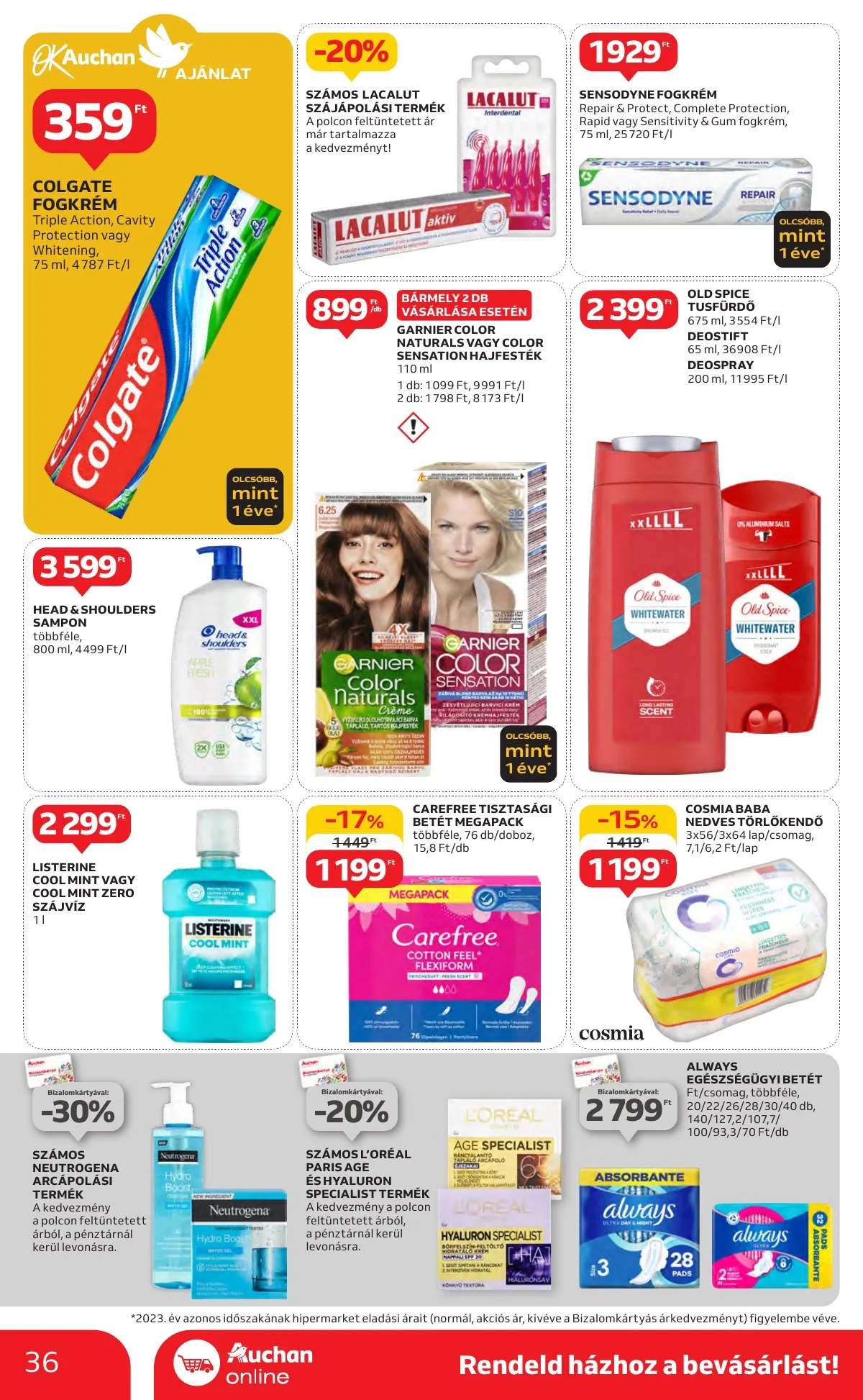 Auchan akciós újság Hipermarket 10.31–11.06 – 36. oldal